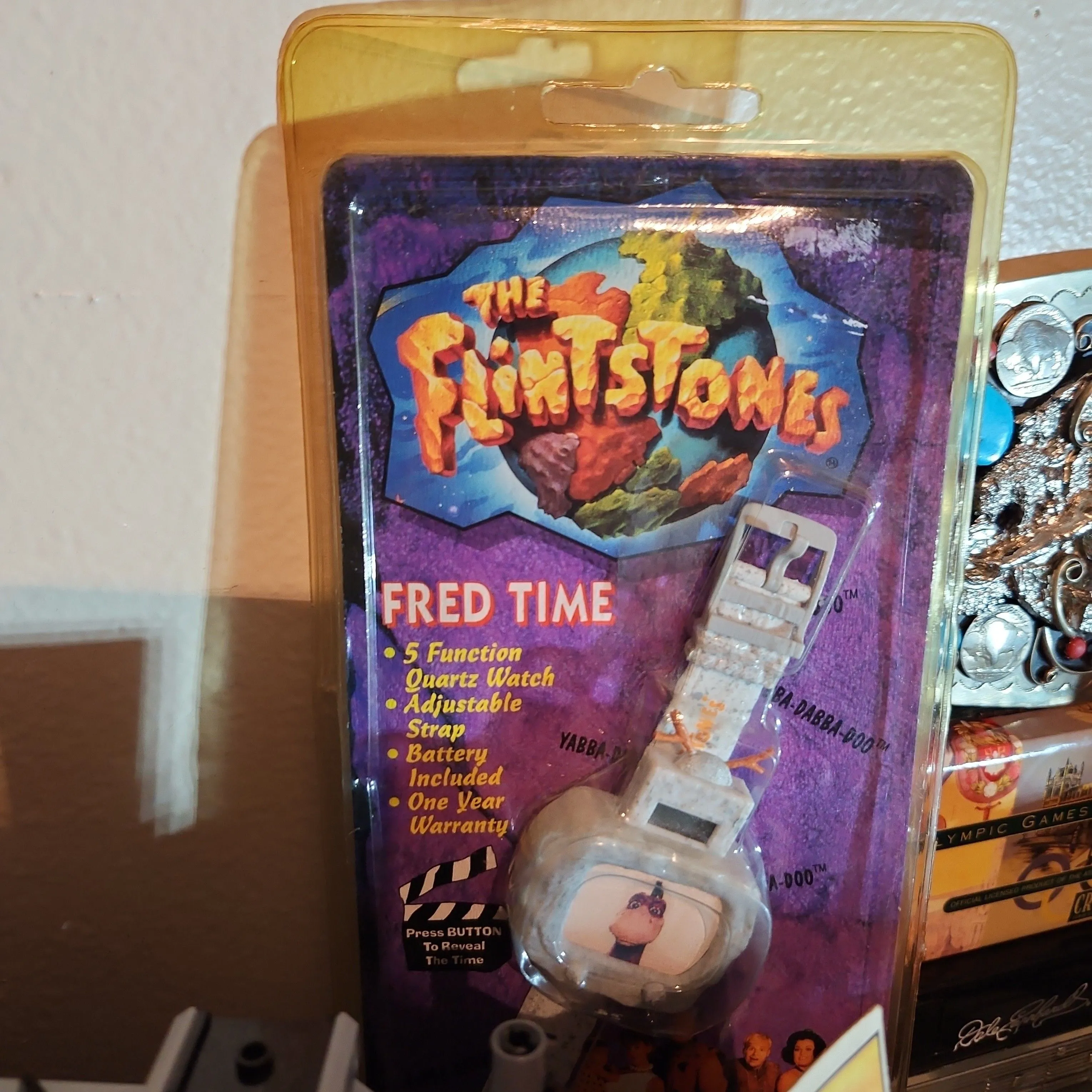 Product image for 1994 The Flintstones watch NOS