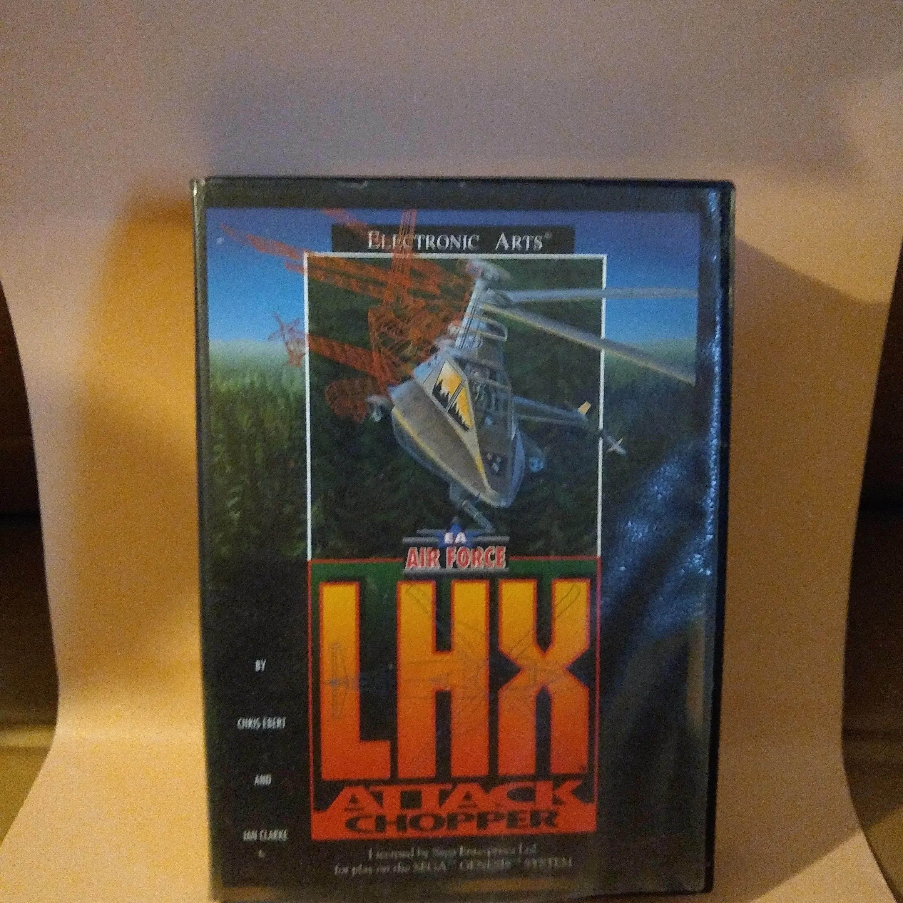 Product image for lhx attack chopper Sega Genesis complete