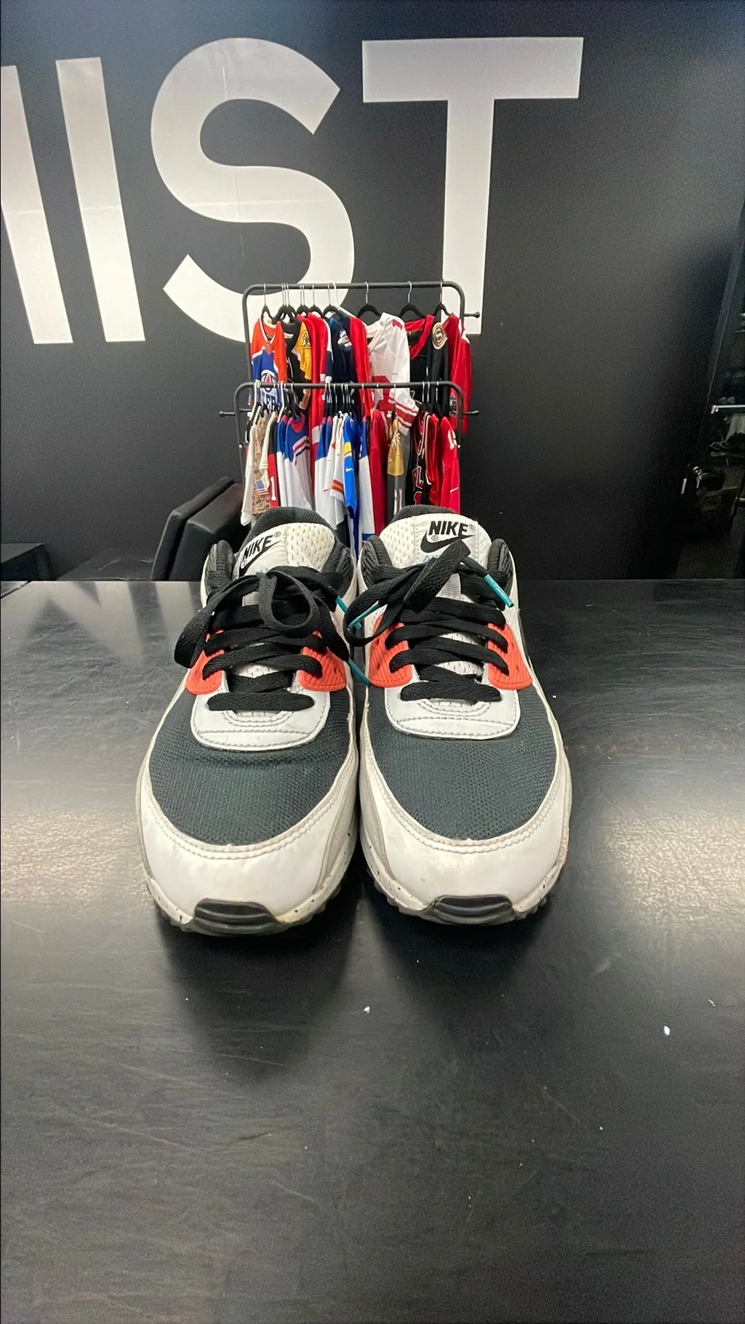 Product image for Air Max 90 - White Orange Black | Sz 9.5M