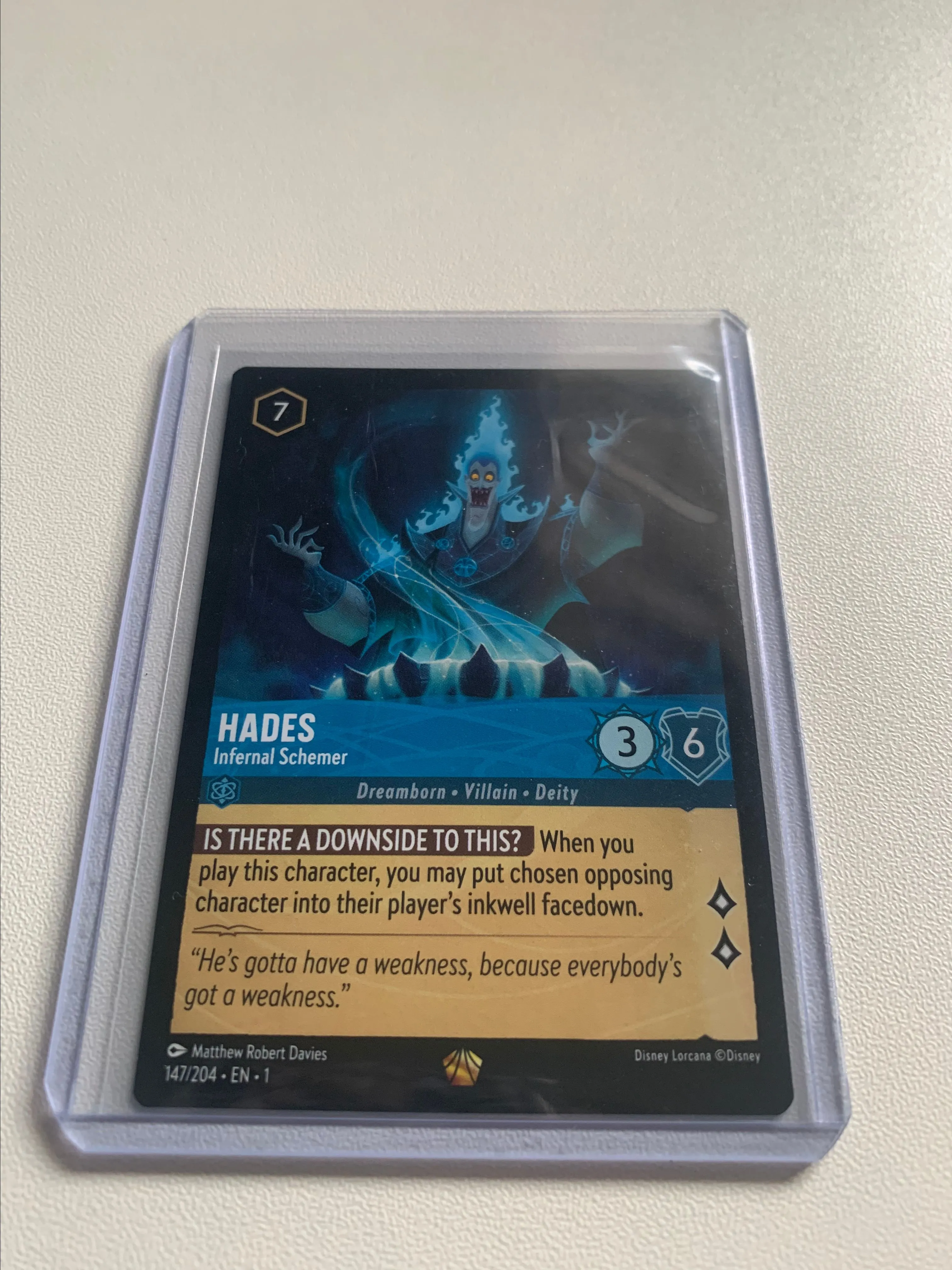 Disney Lorcana The First Chapter / Hades - Infernal Schemer - Non Foil  (Fresh pull put right into  Whatnot: Shop, Sell, Connect