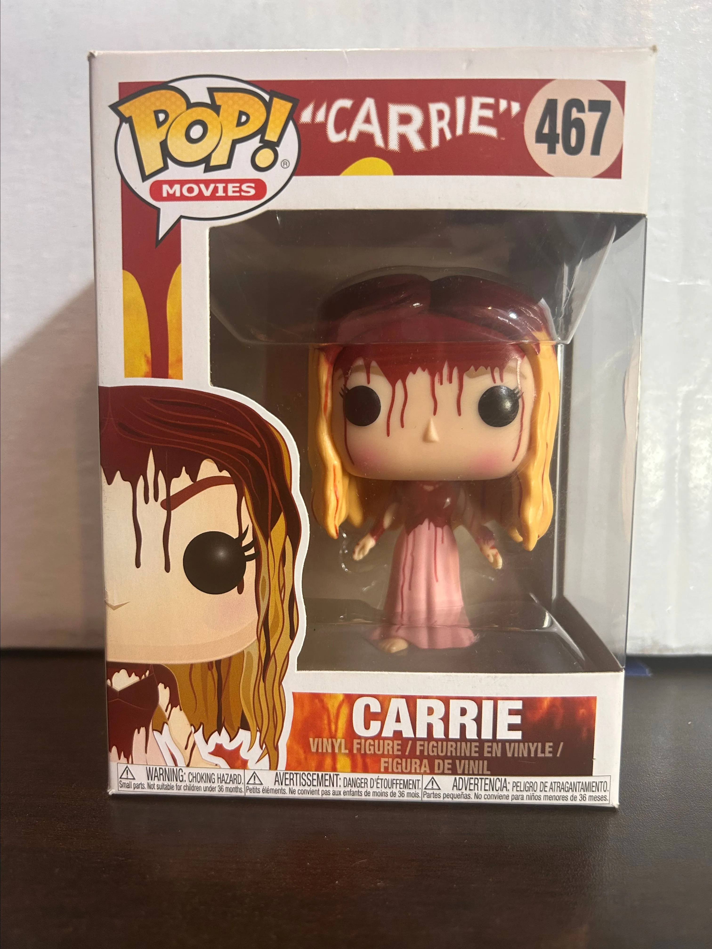 Product image for Carrie Movies Vaulted Funko Pop 467 With Protector
