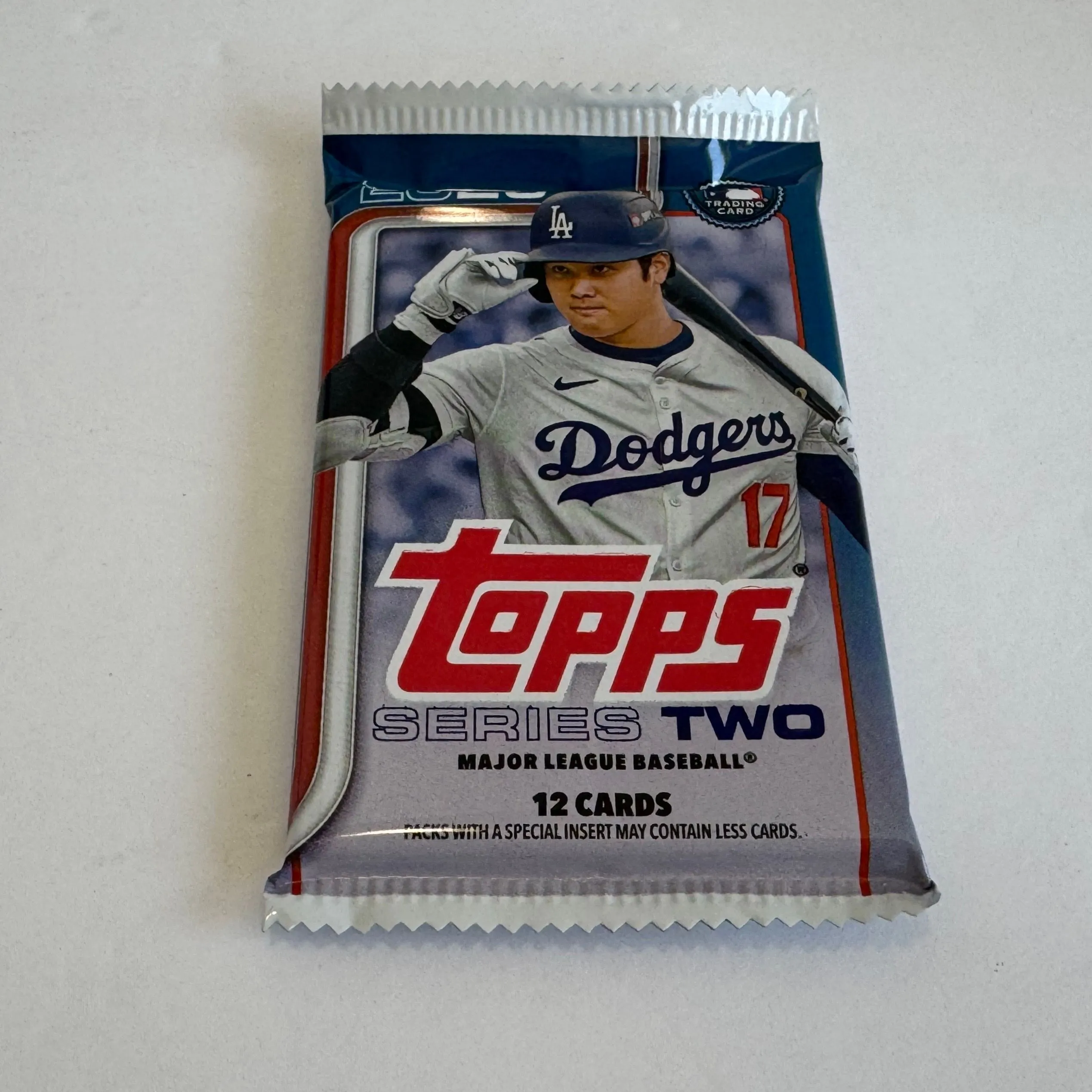 Product image for Topps 2025 Series 2 MLB 12-Card Pack Trading Cards Factory Sealed