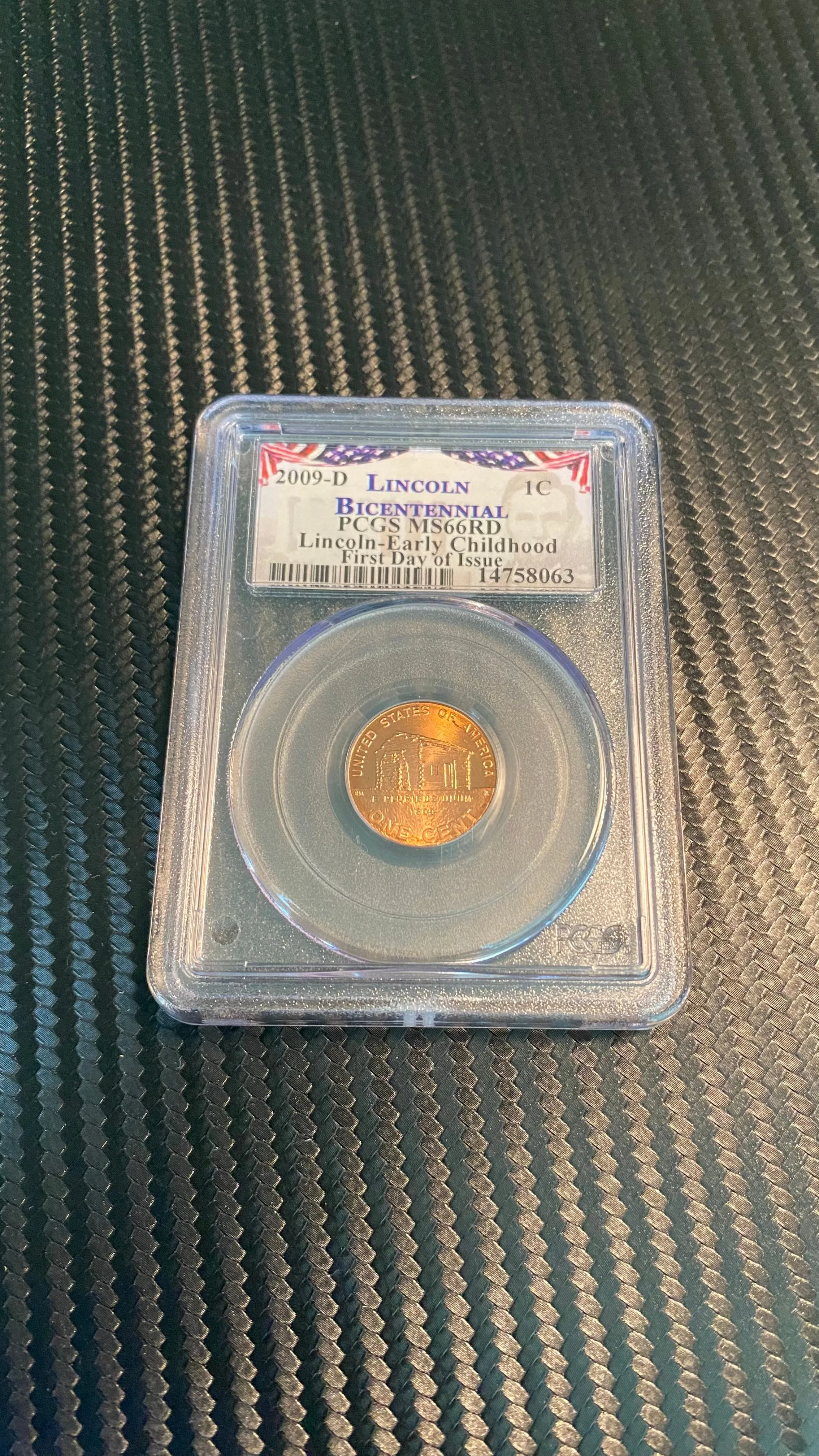 Product image for 2009 LINCOLN-EARLY CHILDHOOD CENT PCGS MS66RD