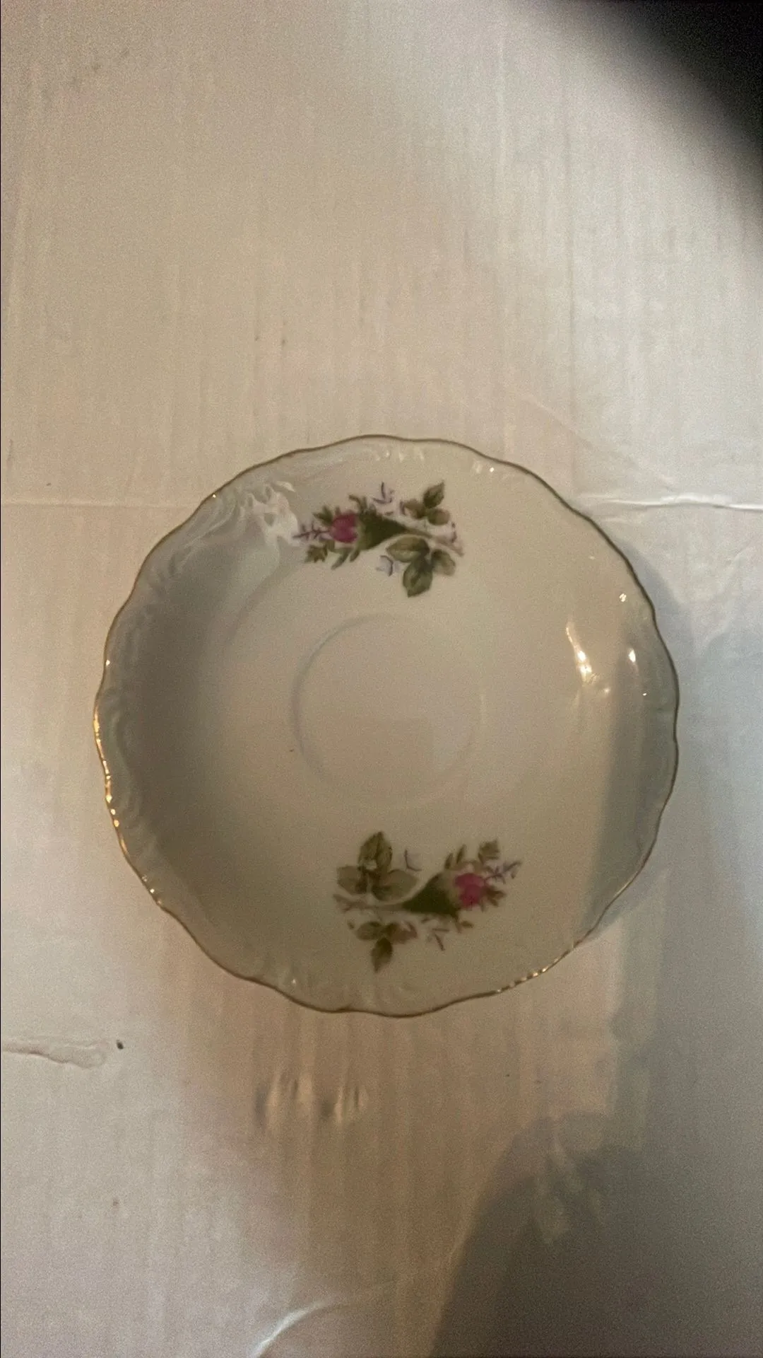 Product image for Floral saucer or jewelry plate