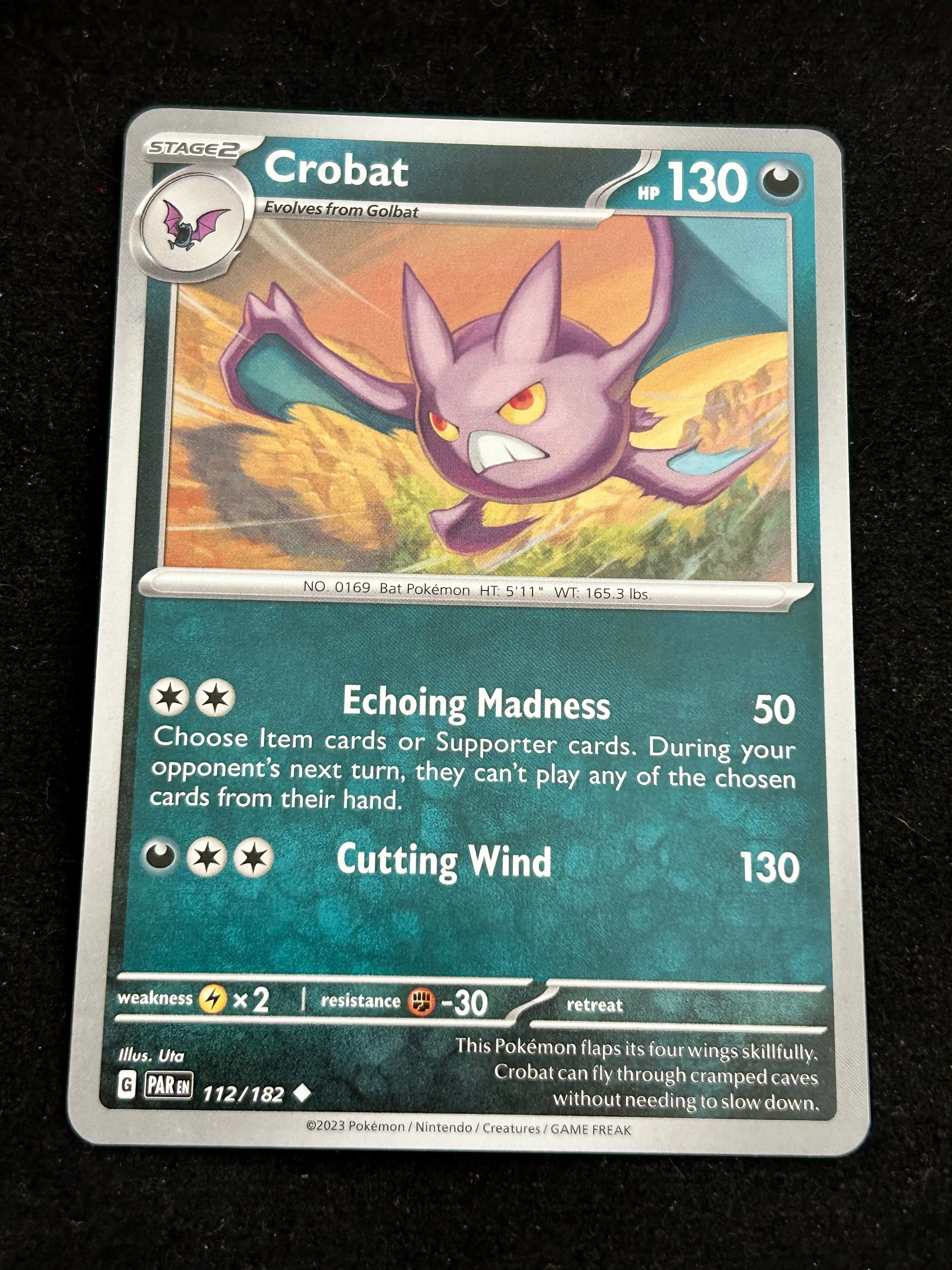 Product image for TCG - Crobat #112 Pokemon Paradox Rift