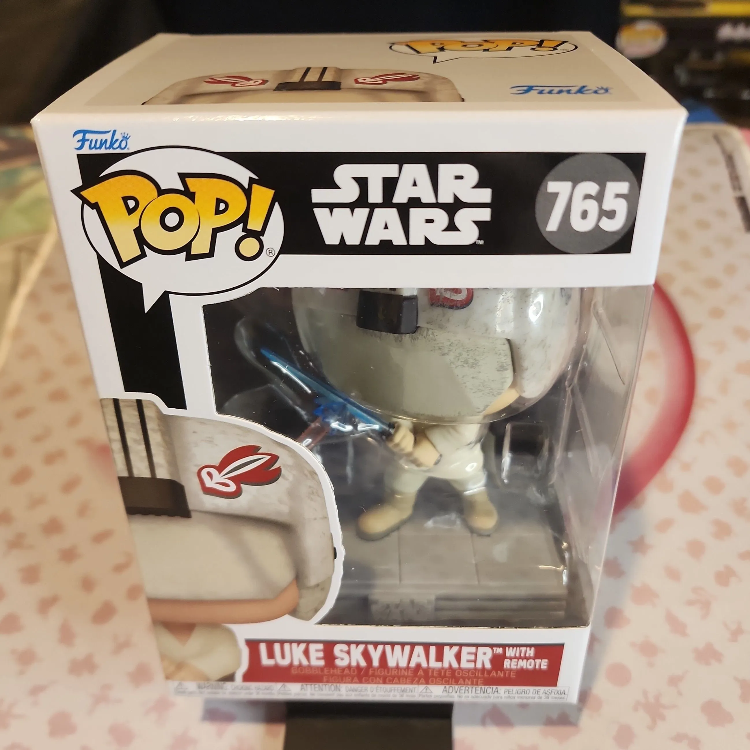Product image for Funko Pop Star Wars Luke Skywalker with Remote #765