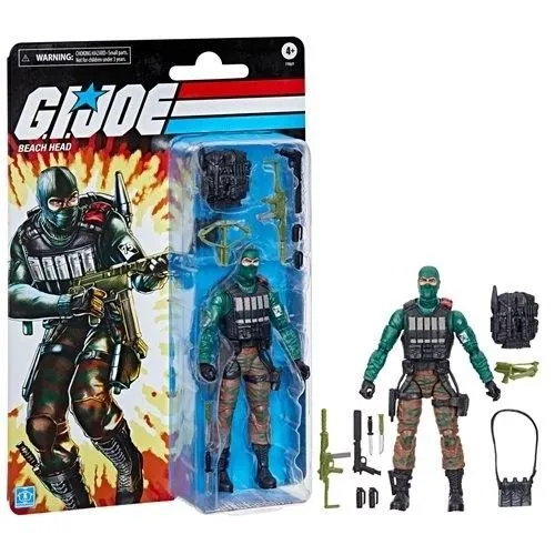 Product image for G.I. Joe Classified Series Retro Cardback Beach Head 6-Inch Action Figure