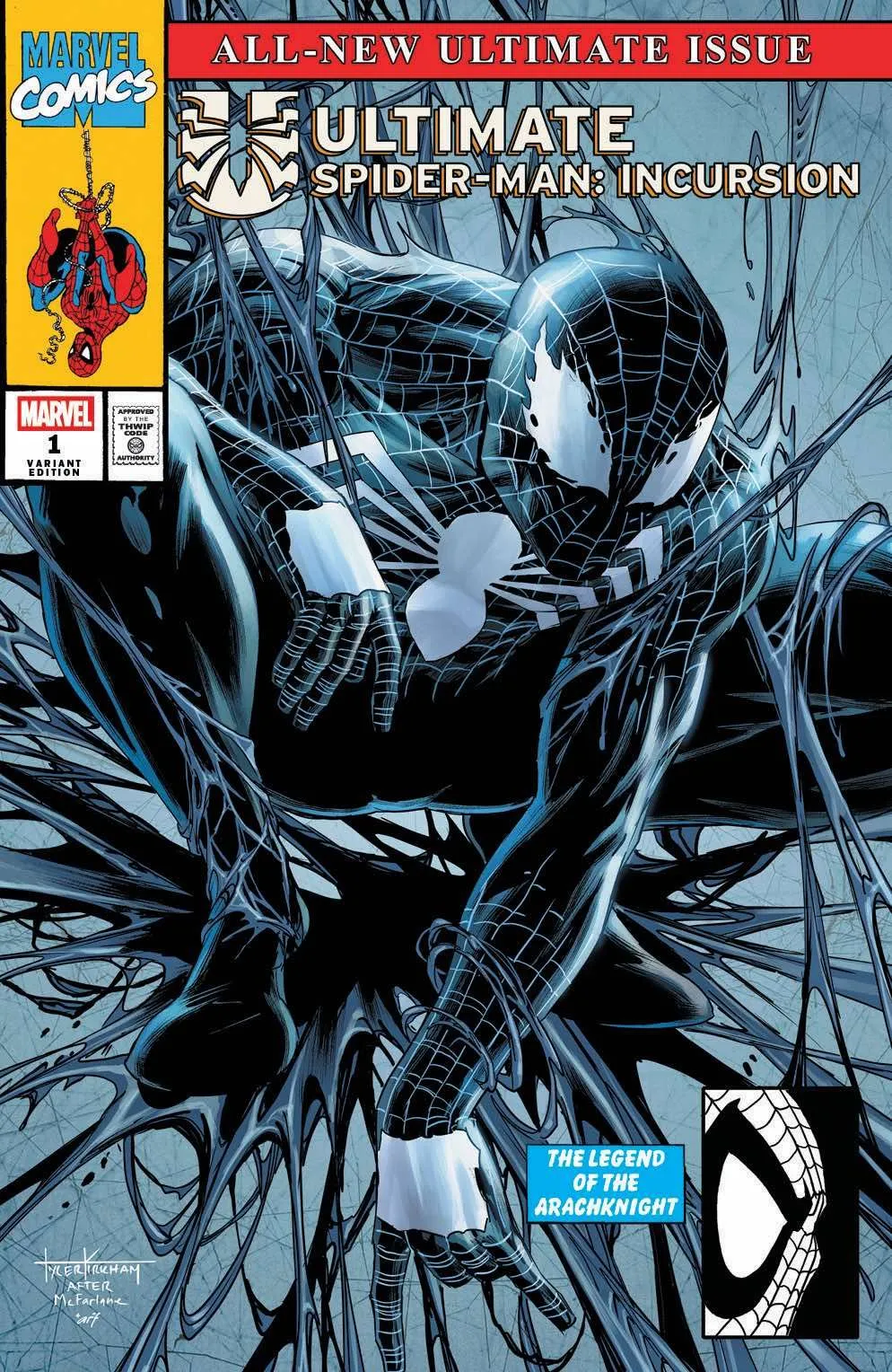 Product image for ULTIMATE SPIDER-MAN: INCURSION #1 TYLER KIRKHAM EXCLUSIVE TRADE VARIANT