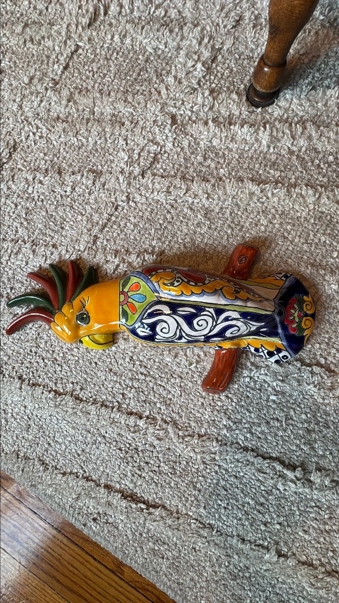 Product image for Talavera parrot