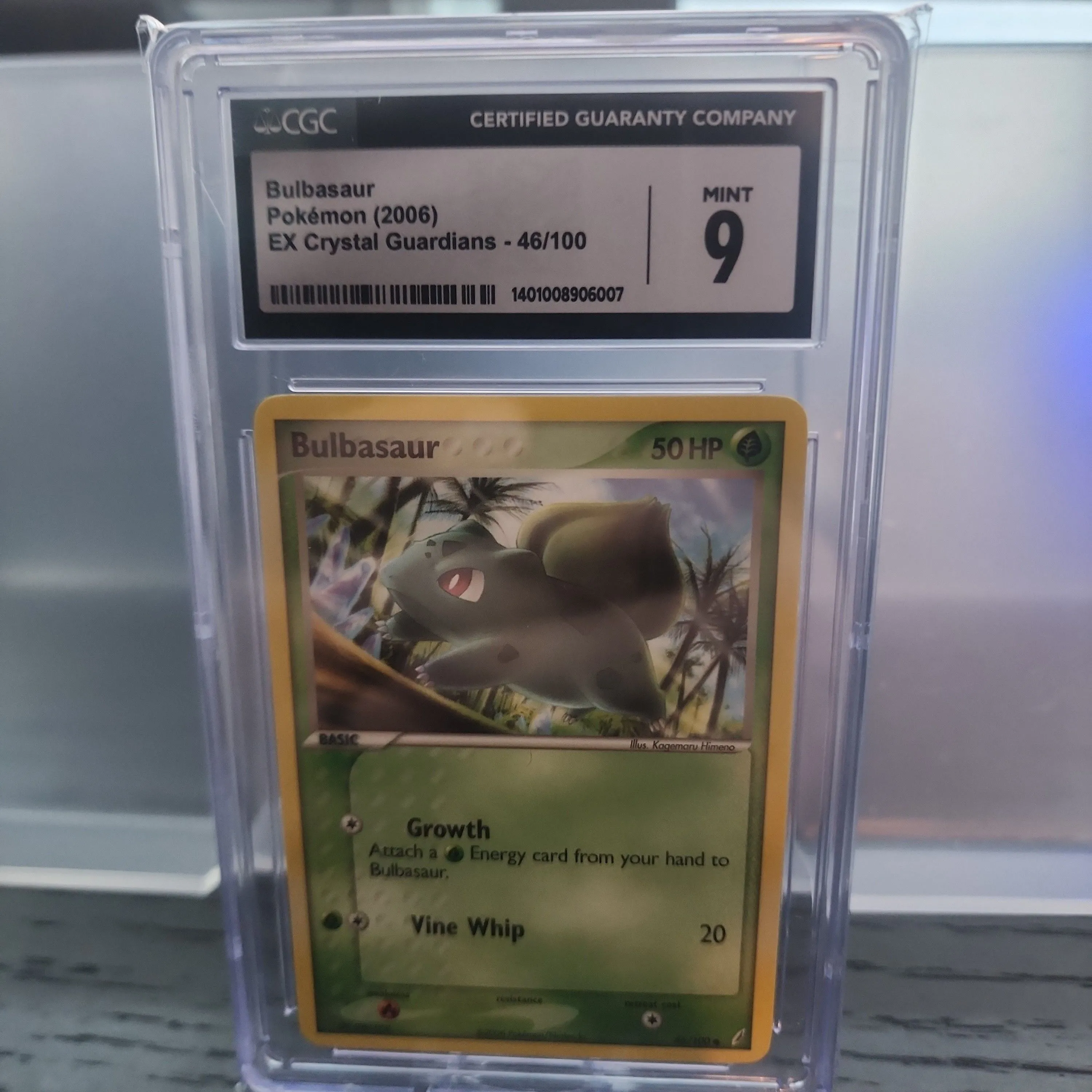 Product image for BALBASAUR EX CRYSTAL GUARDIANS CGC 9