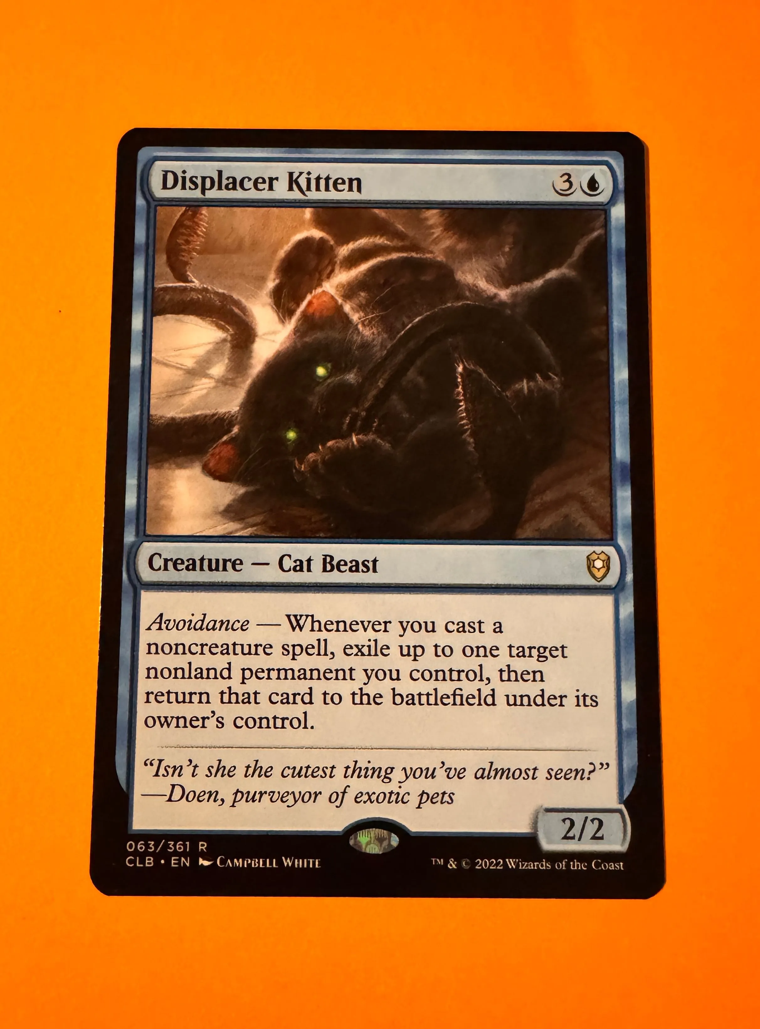 Product image for #063 Displacer Kitten