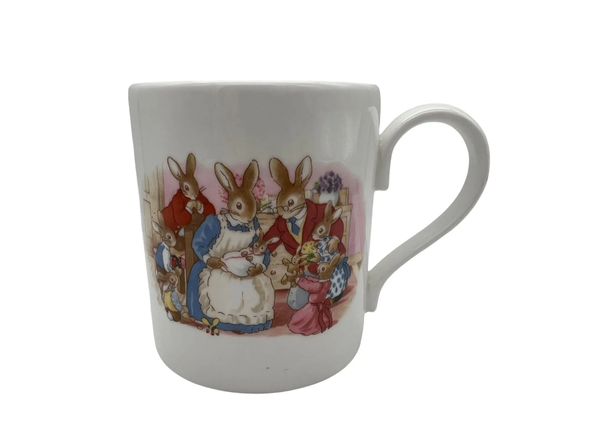Product image for Royal Doulton Bunnykins New Arrival Mug Bone China Baby Gift England 3.5"
