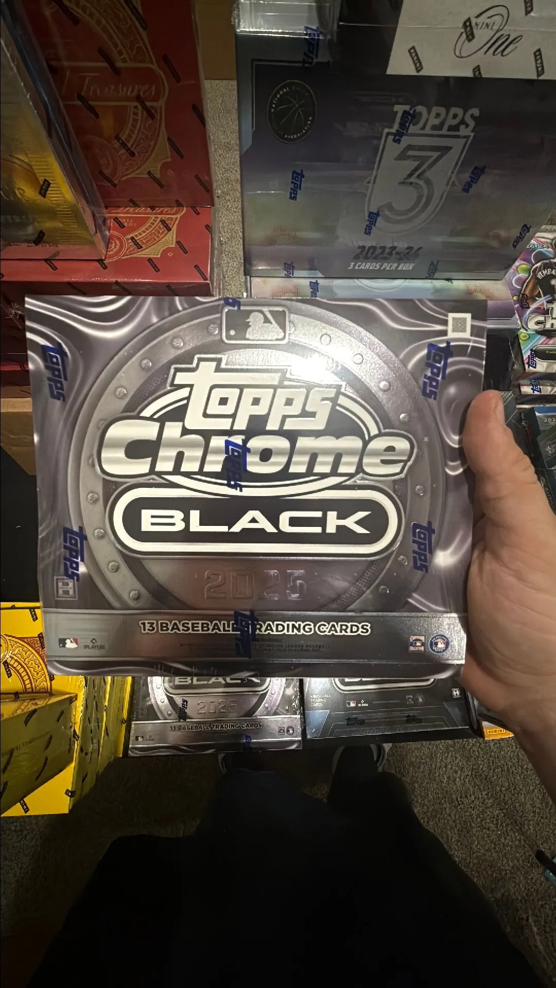 Product image for 2025 Topps Black Baseball MLB Hobby Box