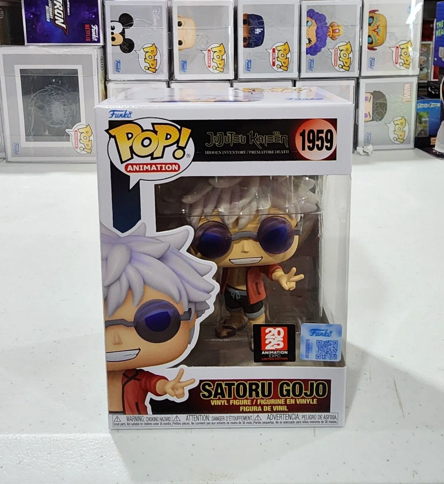 Product image for Funko Pop Satoru Gojo 2025 Anime Expo Limited Edition # 1959 