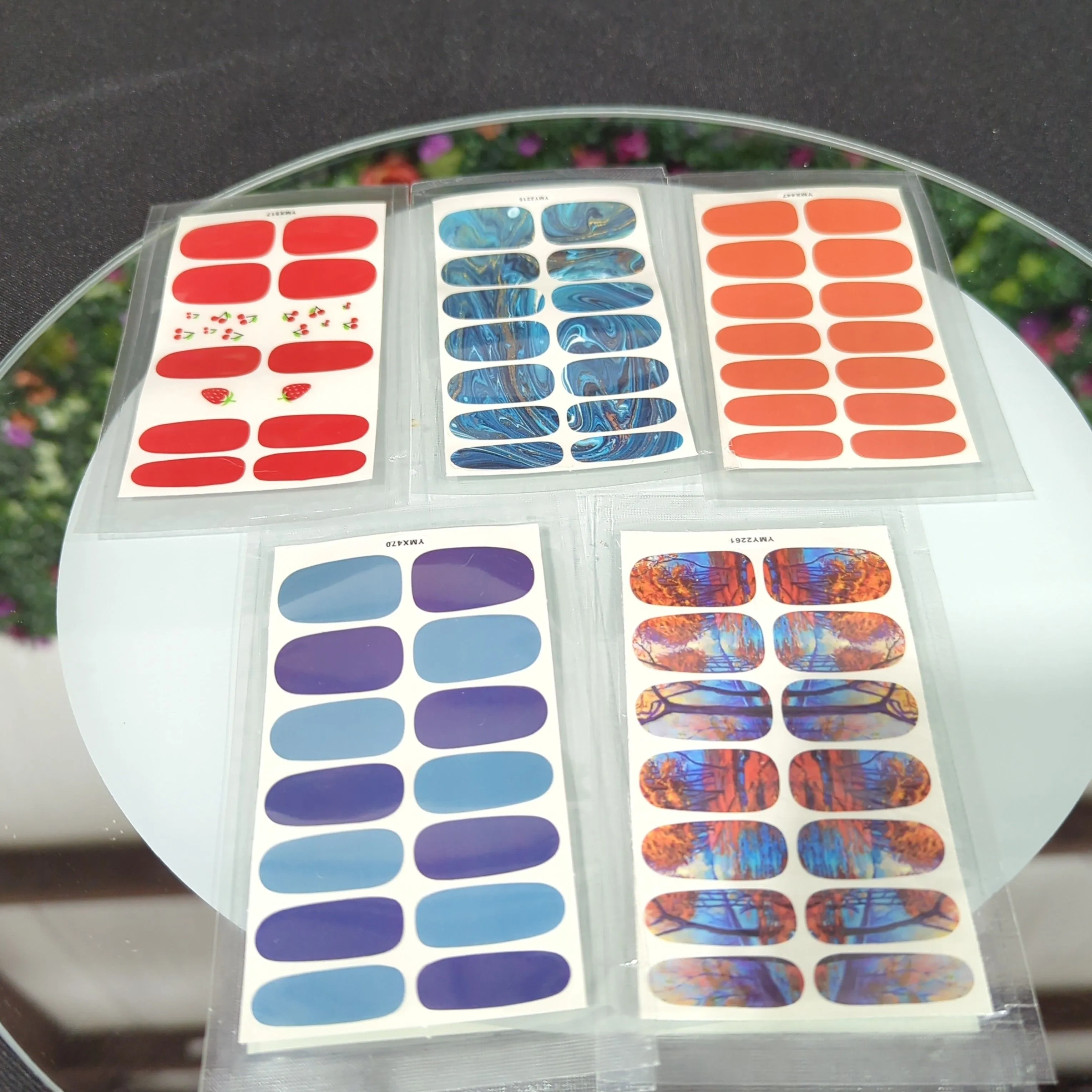 Product image for #6 Set of 5 Budget Nail Wraps