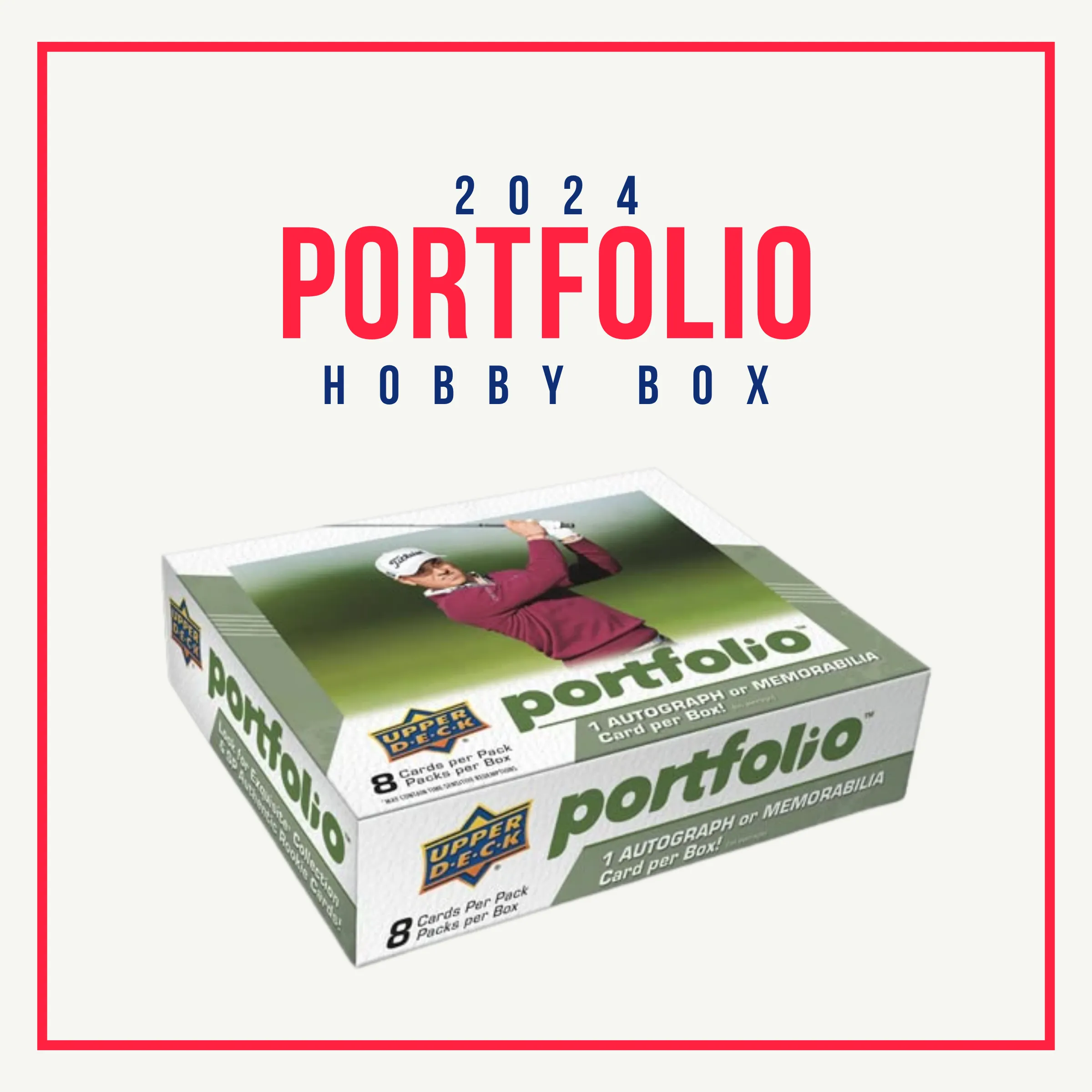 Product image for 2024 Upper Deck Portfolio Golf Hobby Box