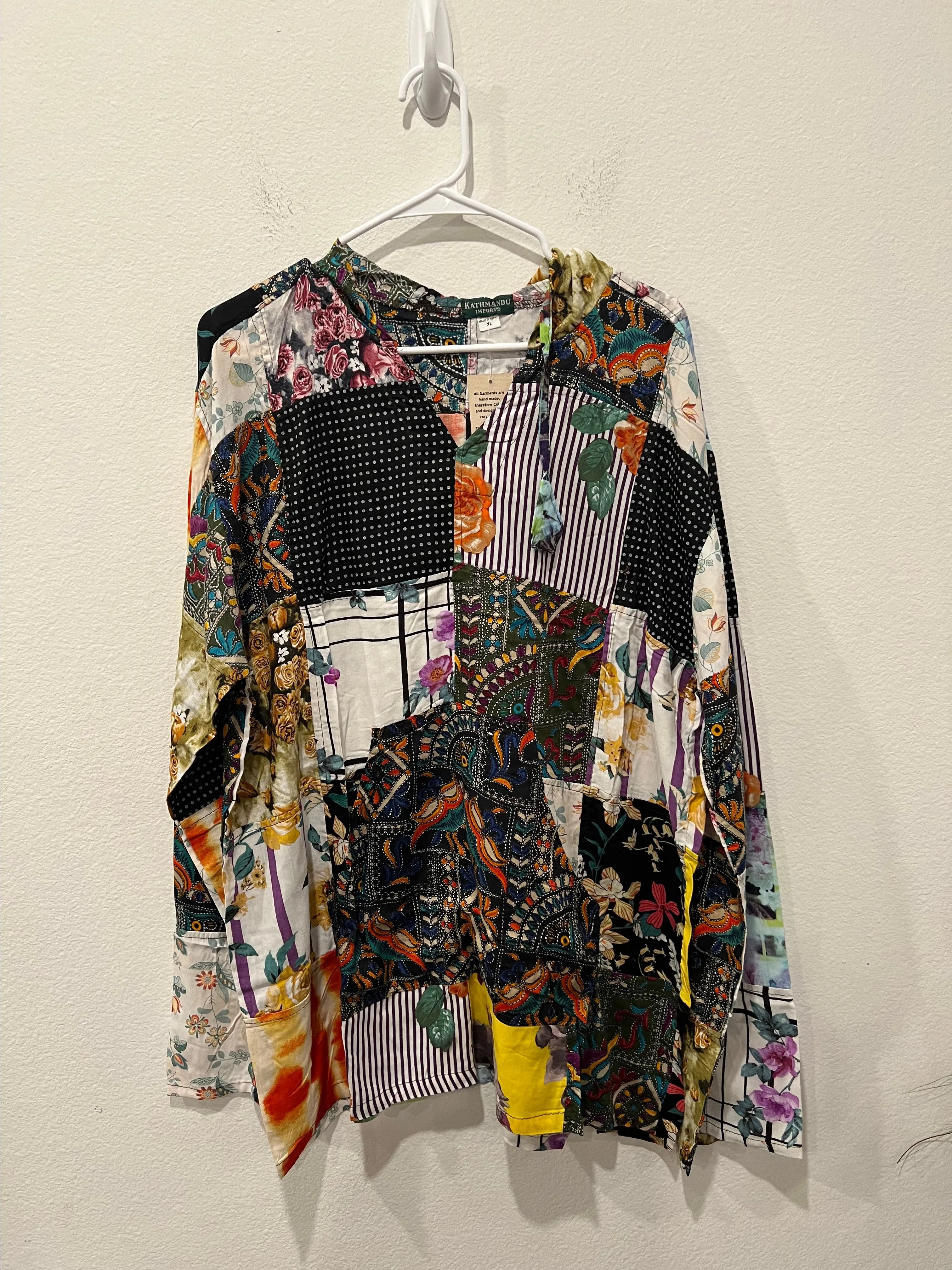 Product image for Colorful Patchwork Long Sleeve Top By Kathmandu