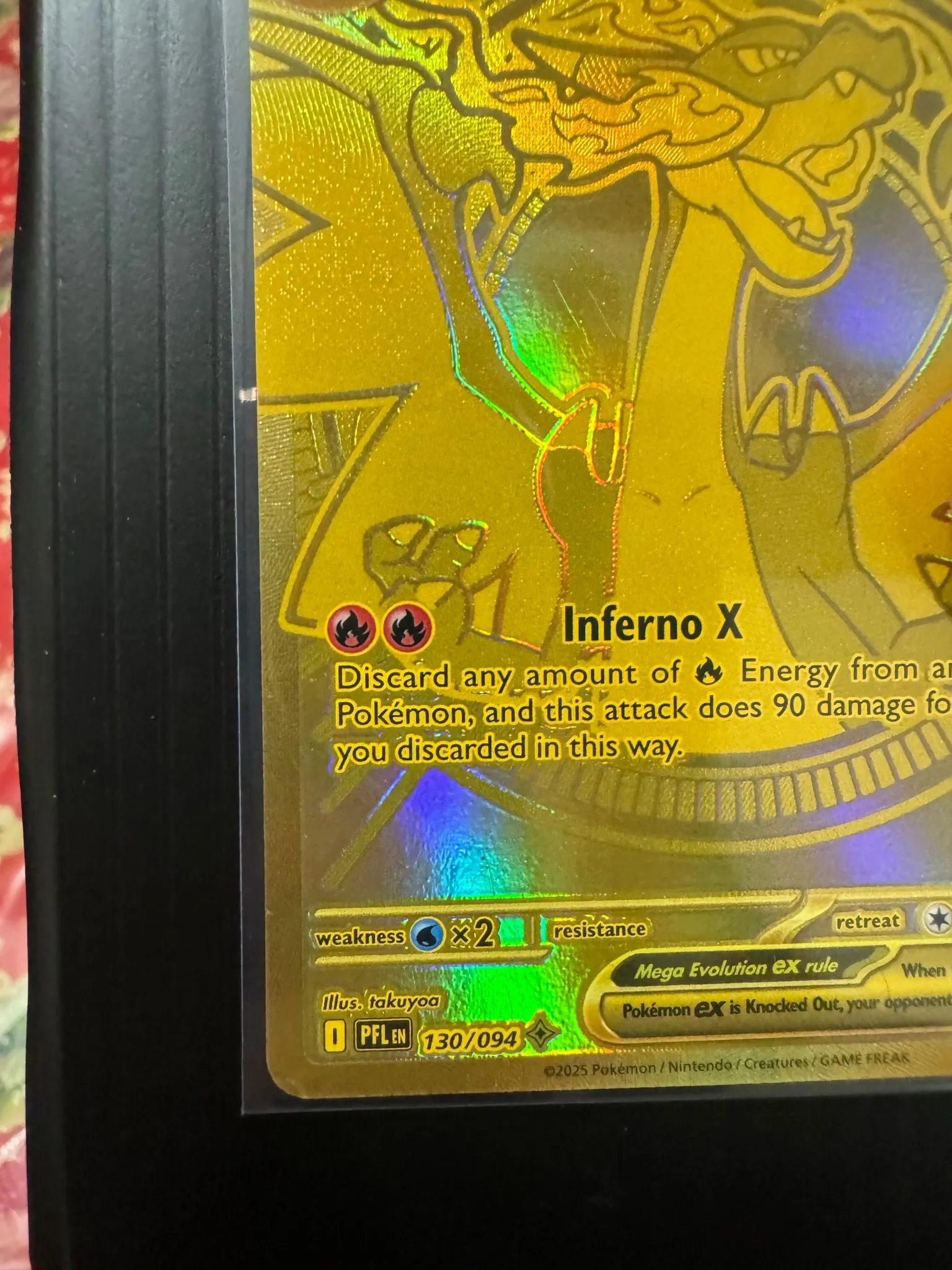 Mega Charizard X EX Phantasmal Flames 130/94 Mega Ultra Rare Gold card LP   Whatnot: Shop, Sell, Connect
