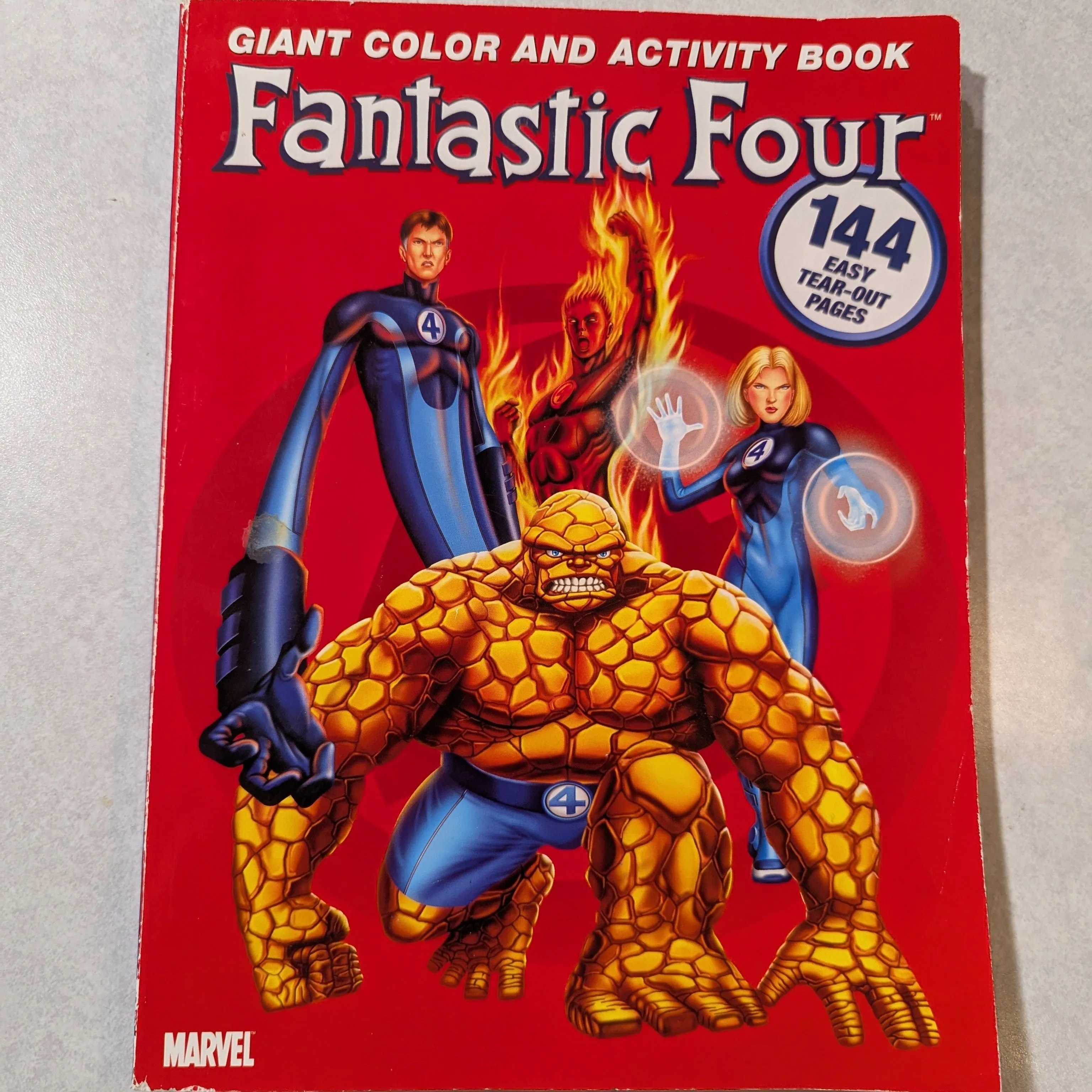 Product image for Marvel Fantastic Four Color and Activity Book 2005 Meredith Books