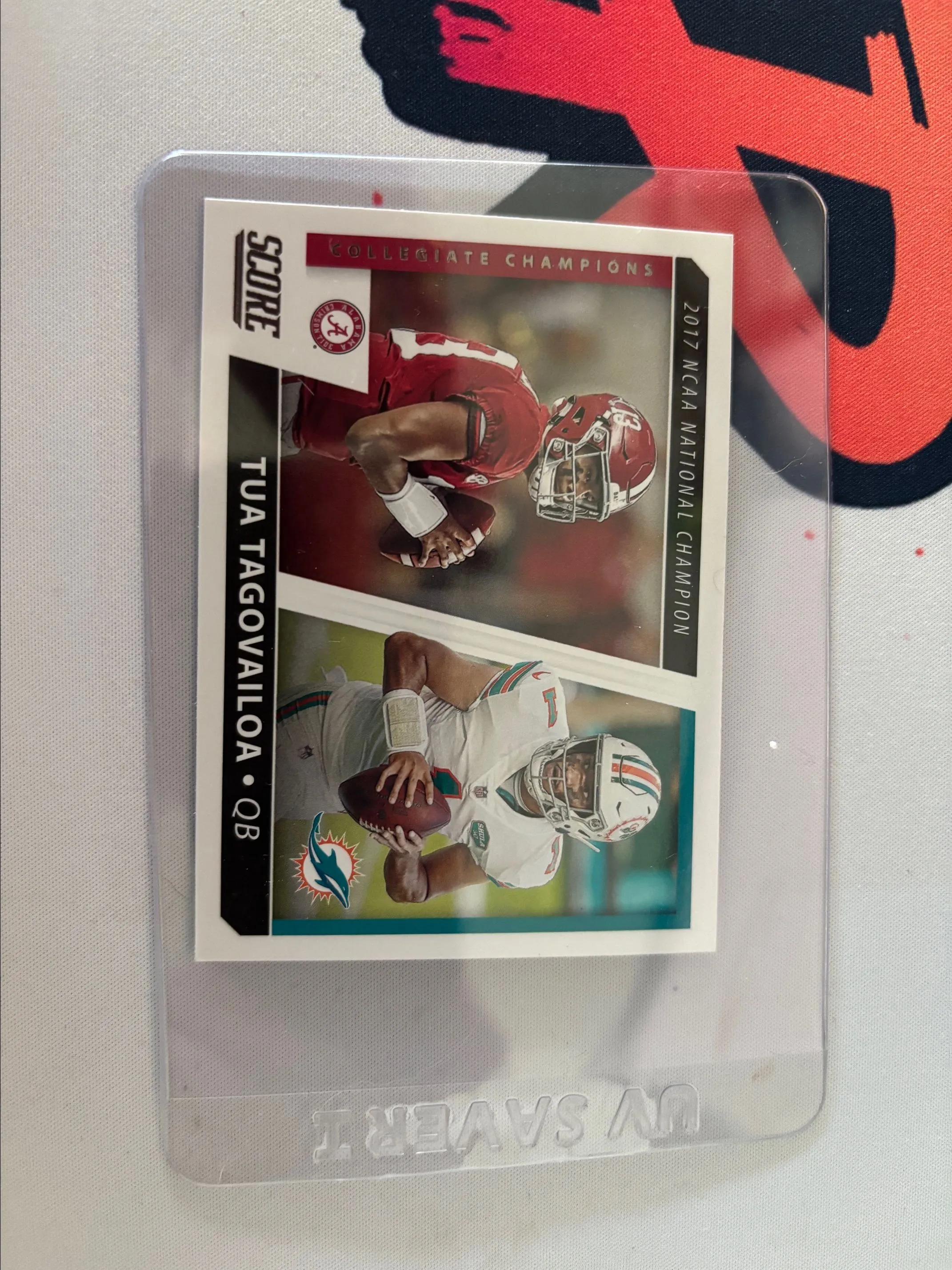 Product image for Tua Tagovailoa 2021 Score Collegiate Champions – Card #CC2