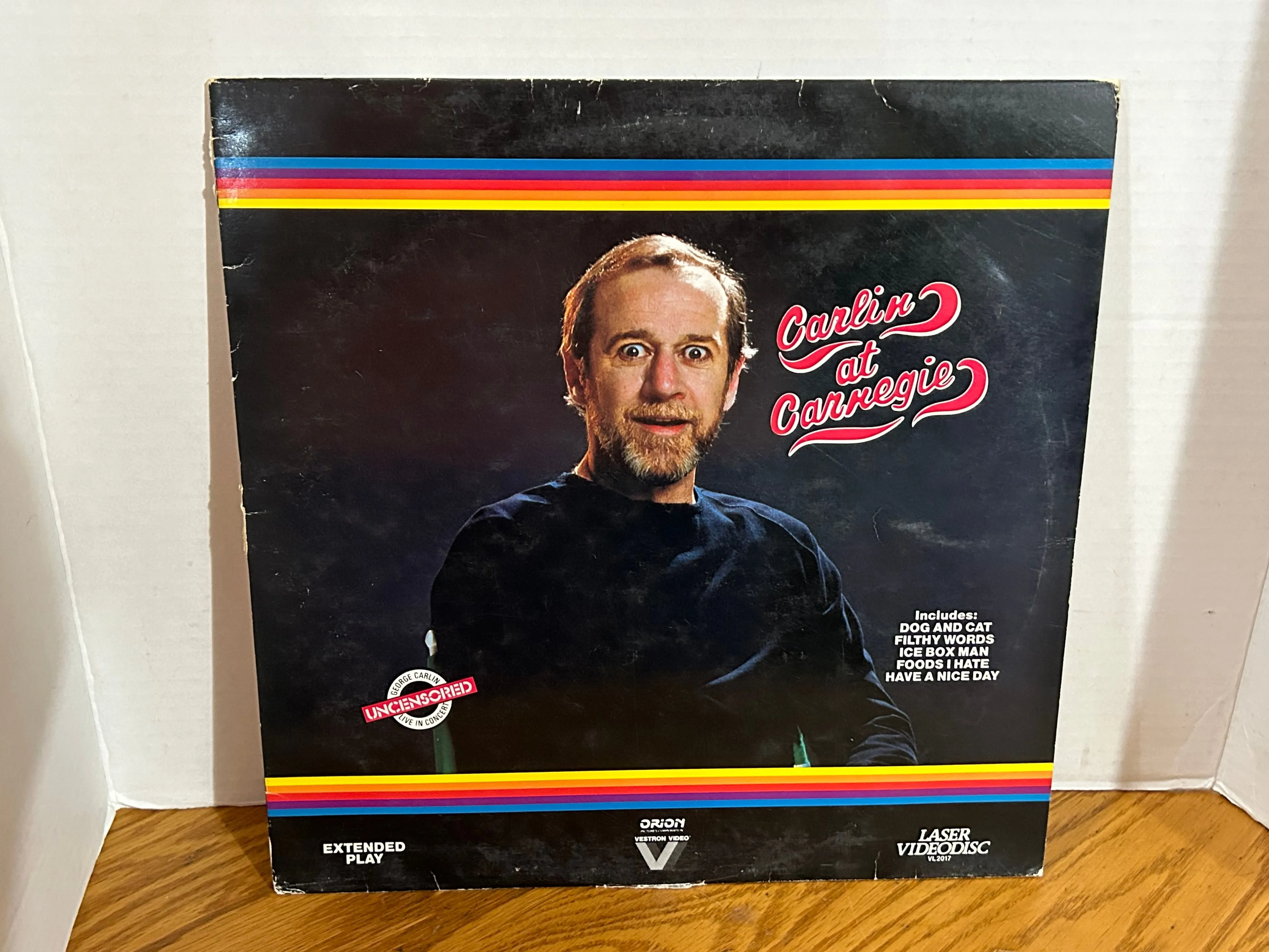 Product image for CARLIN AT CARNEGIE LASERDISC
