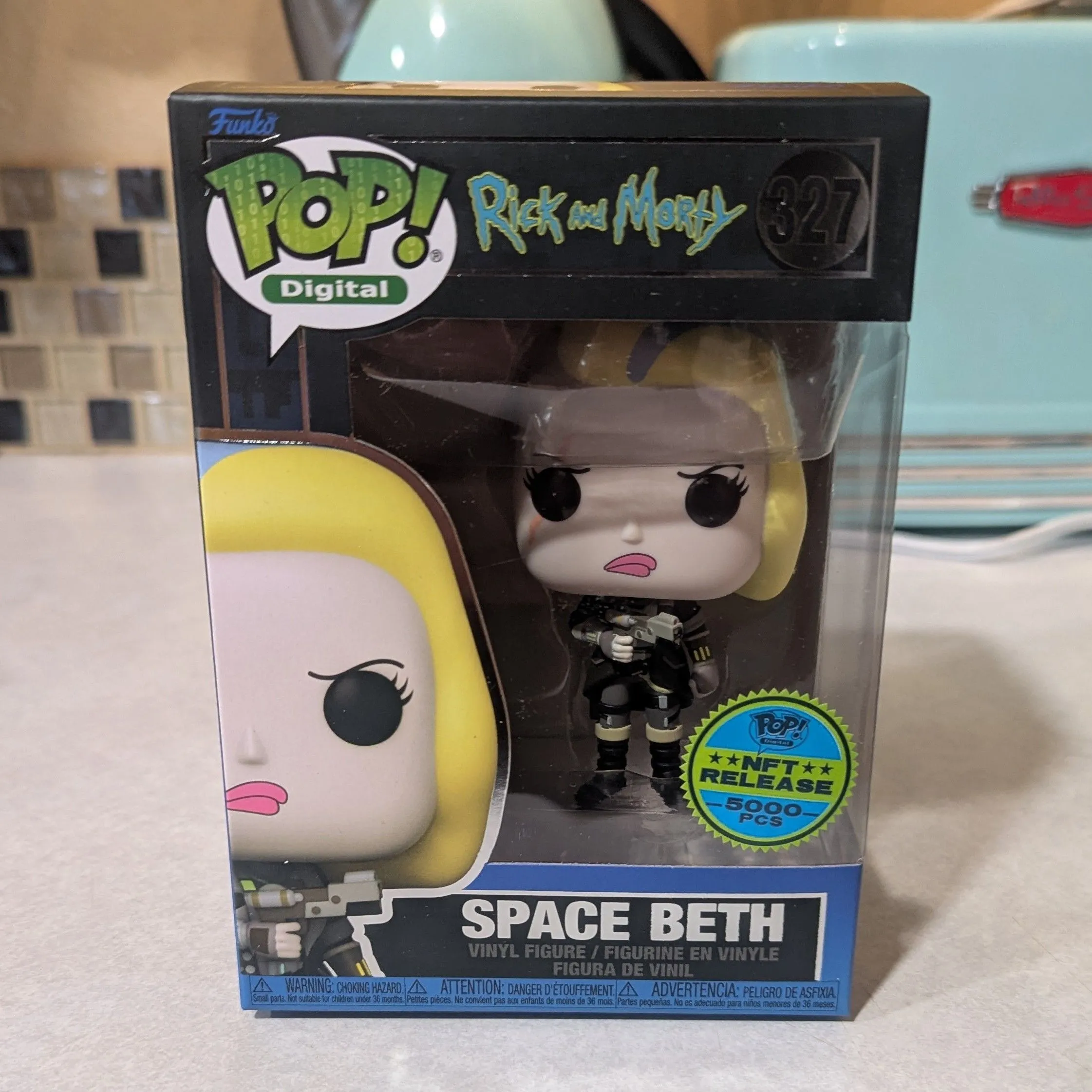 Product image for Funko Pop! Digital - Space Beth #327 Rick and Morty NFT