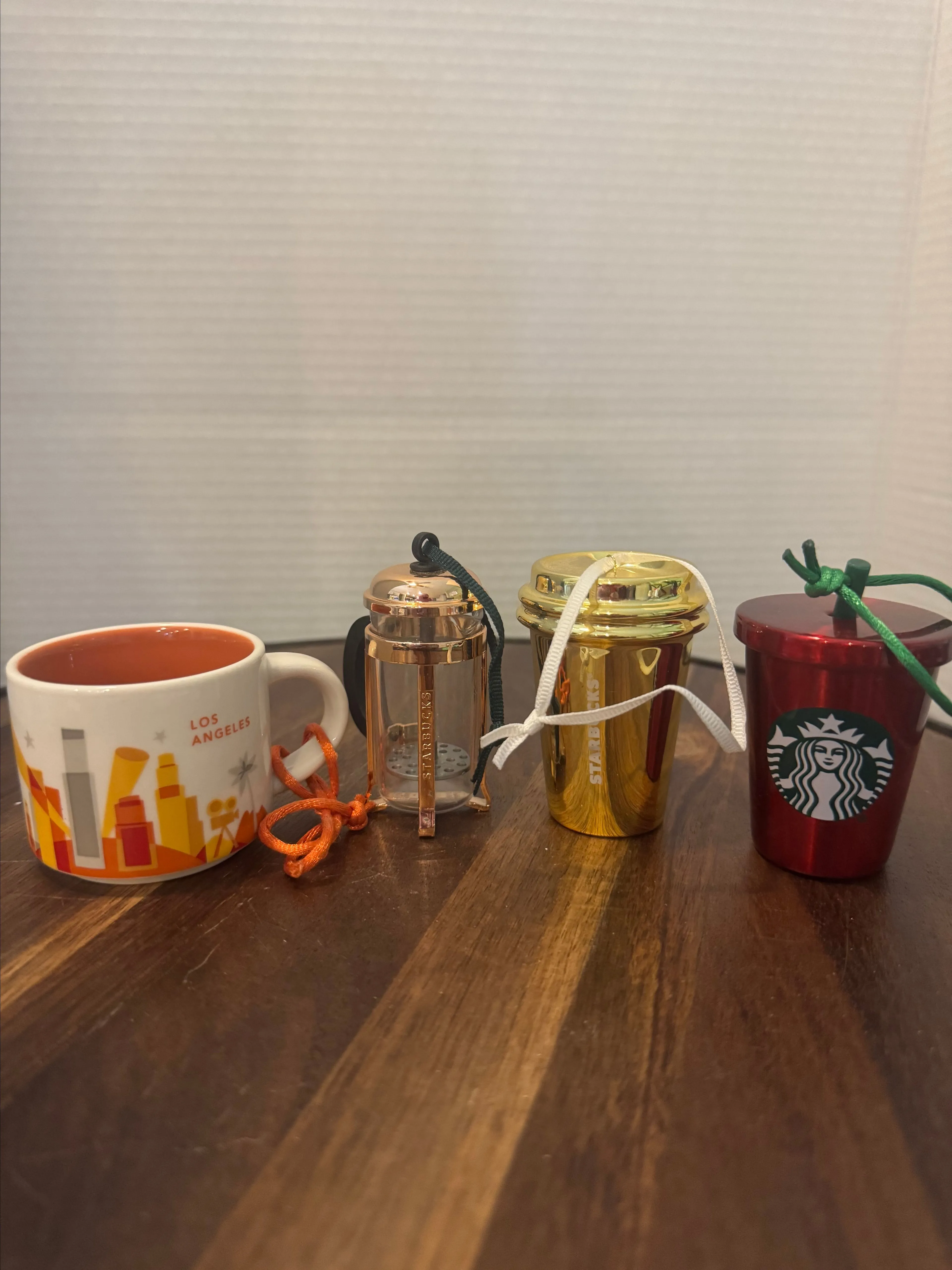 Product image for Starbucks mini Christmas ornament lot of 4