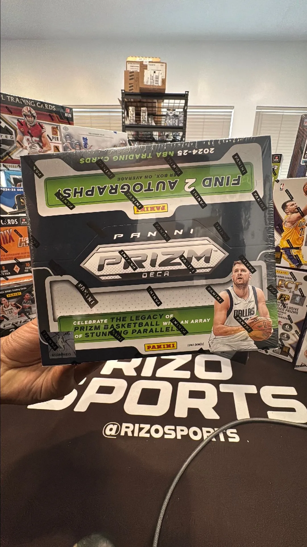 Product image for 2024 nba prizm deca hobby box