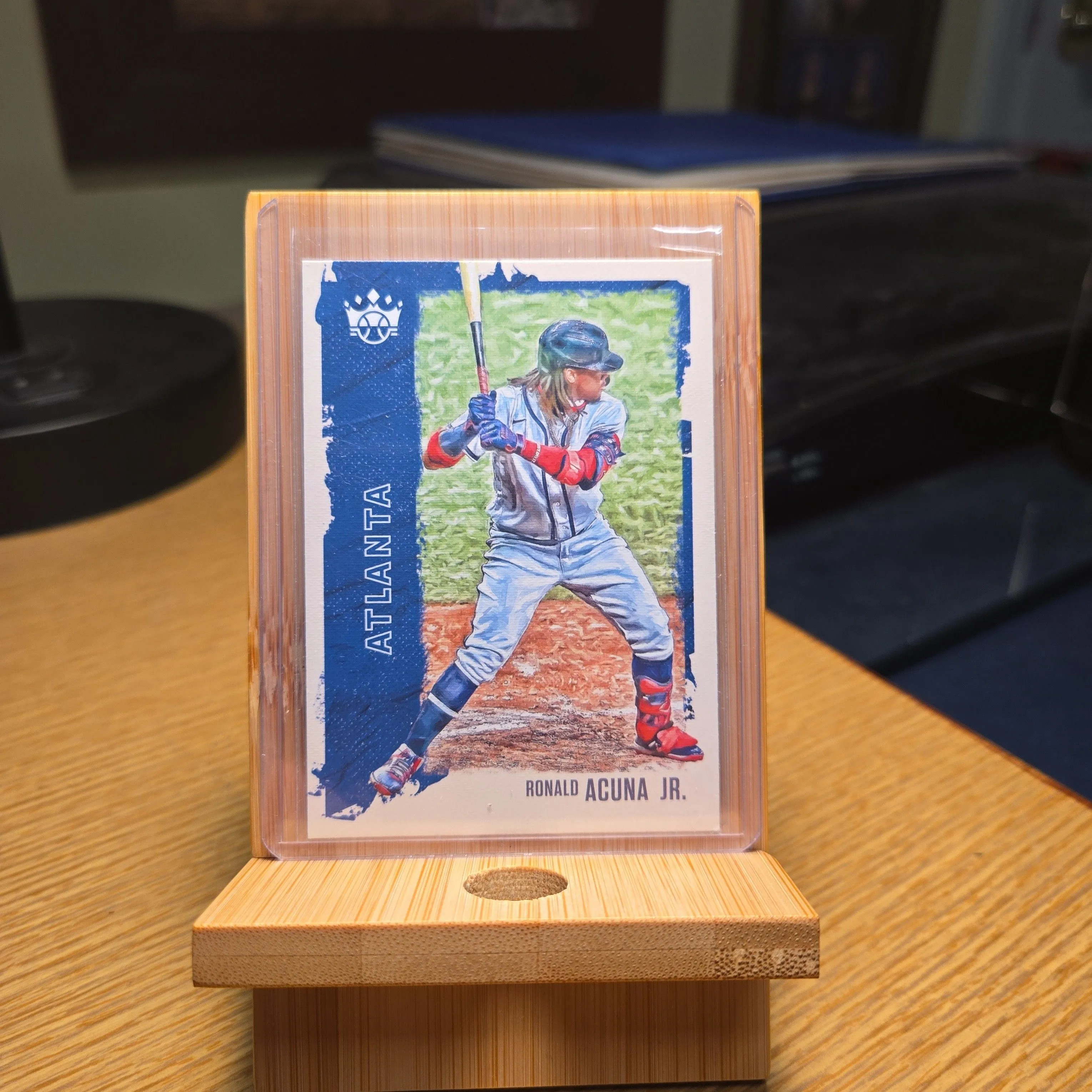 Product image for 2021 Panini Diamond Kings Short Print Ronald Acuna Jr 