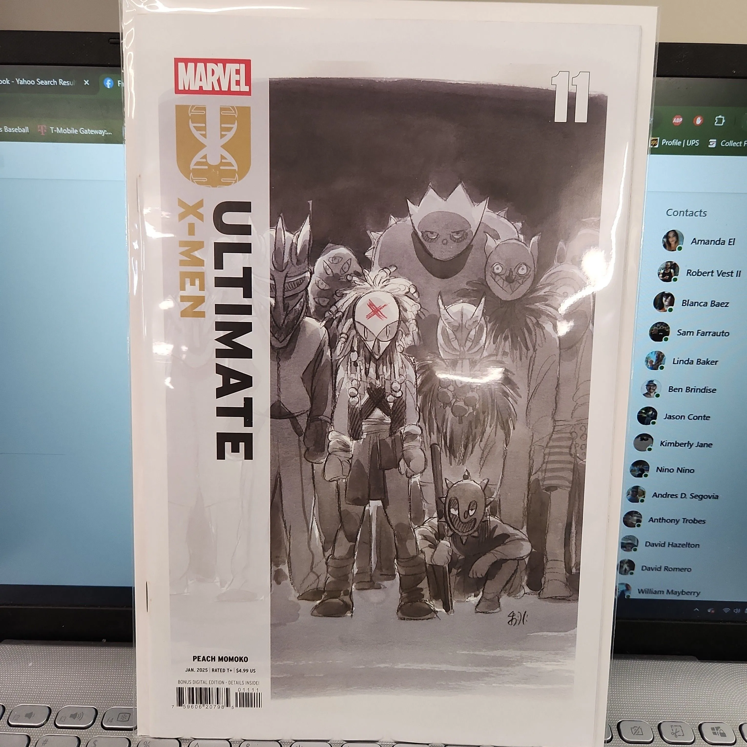 Product image for Ultimate X-Men #11 Peach Momoko Variant Cover 1/29/25 Marvel Comics