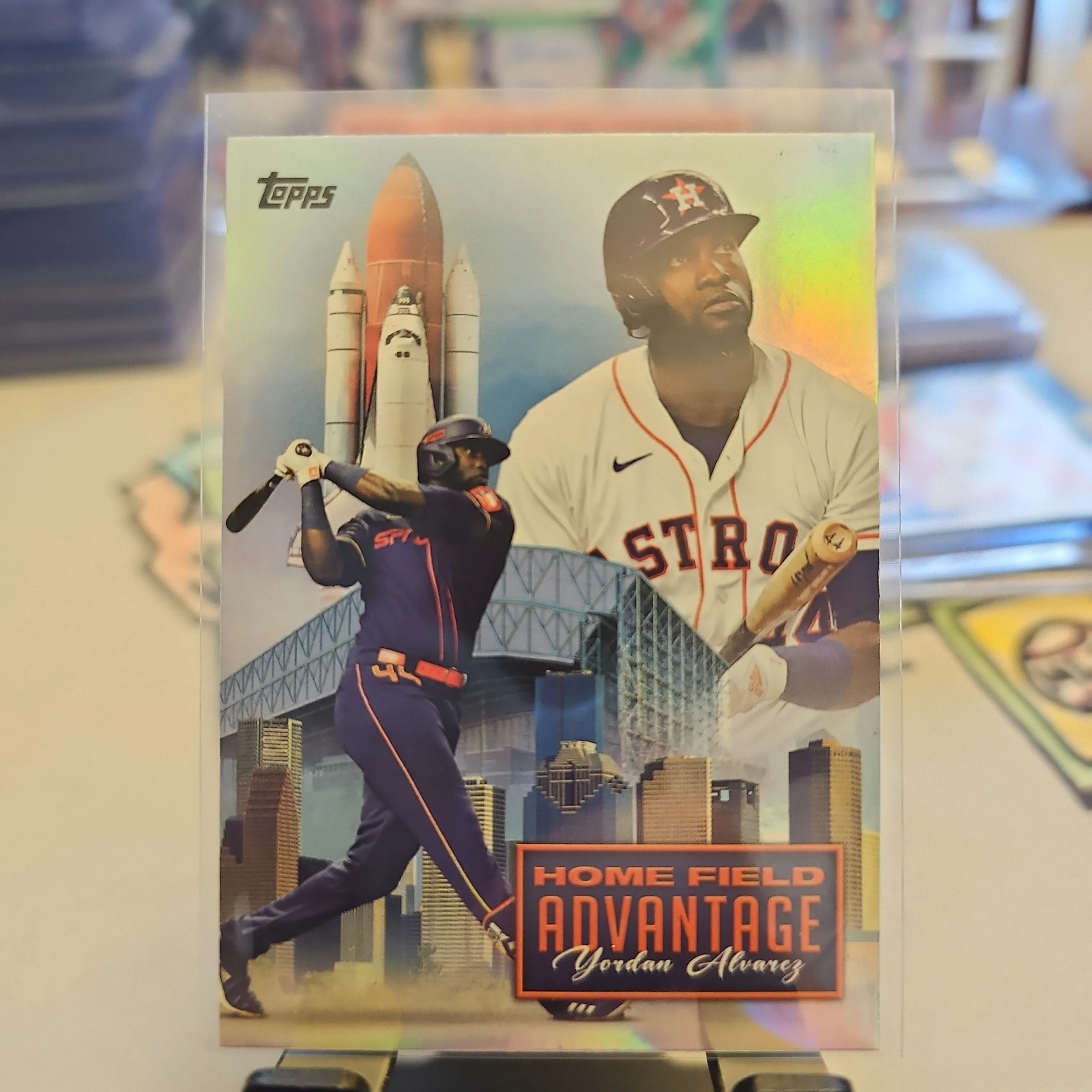 Product image for Yordan Alvarez - Home Field Advantage 2024 Topps - Astros