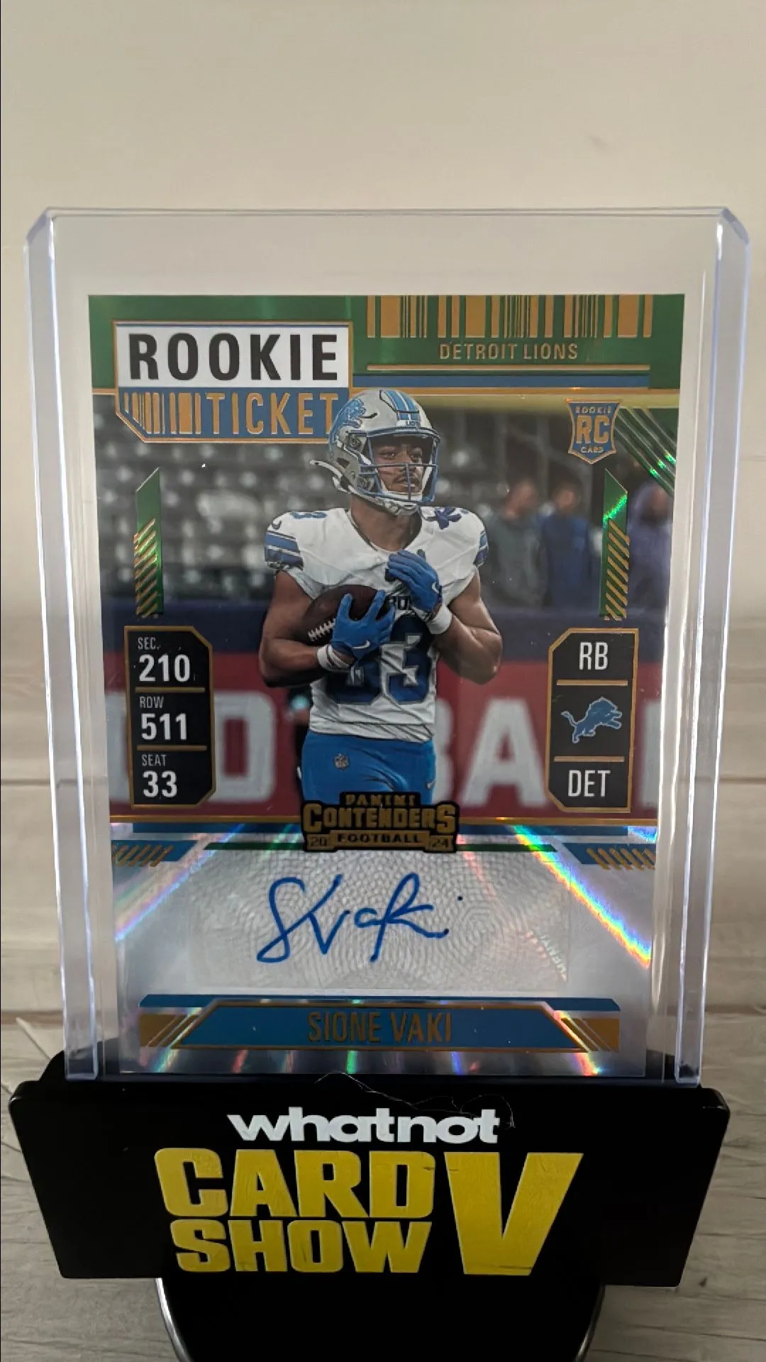 Product image for Sione Vaki Rookie Auto
