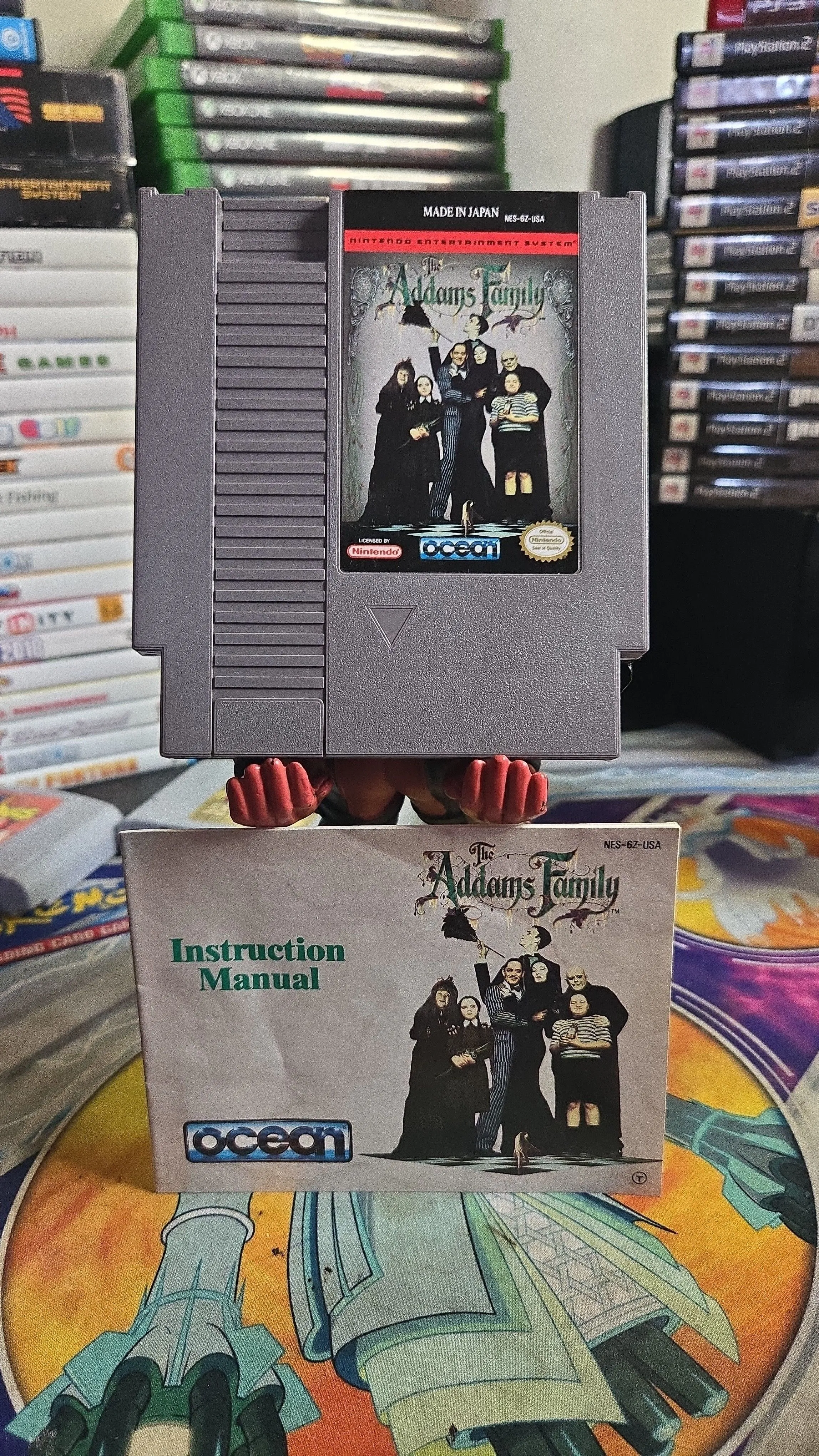 Product image for NES - THE ADDAMS FAMILY + MANUAL