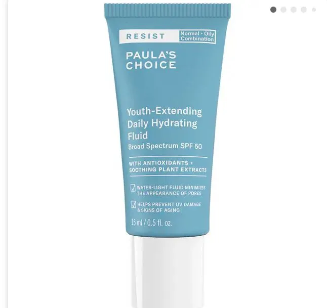 Product image for PC - Paula's Choice Mini RESIST Youth-Extending Daily Hydrating Fluid SPF 50, 0.5 oz