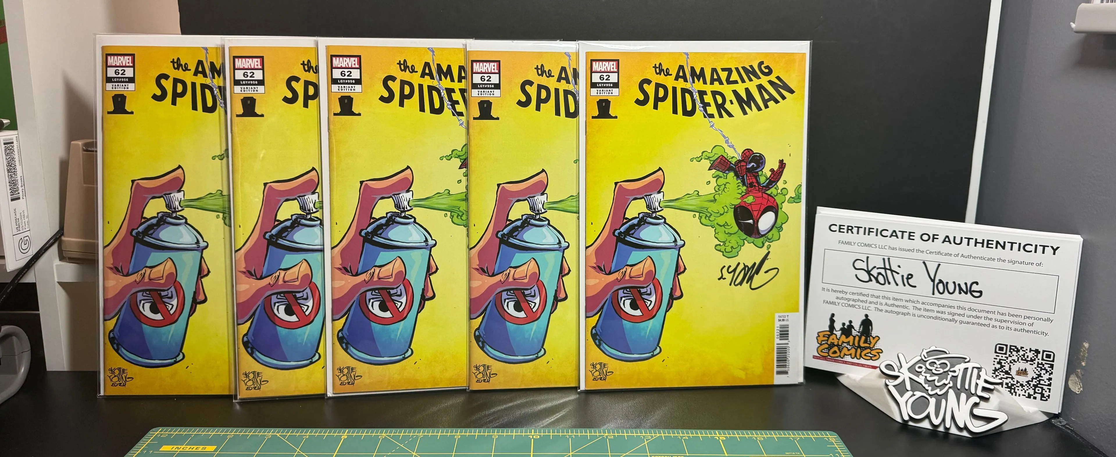 Product image for the Amazing Spider-Man 62, Skottie Young: Signed by Skottie Young