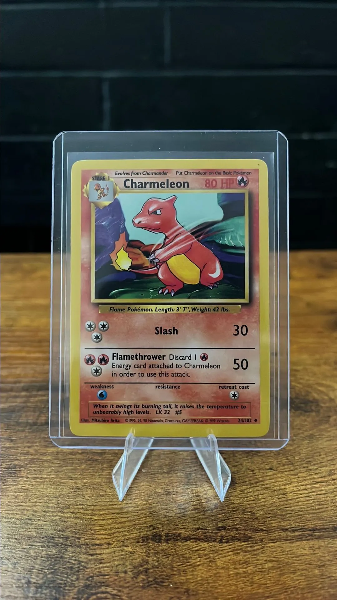 Charmeleon - 24/102 - Base Set - Unlimited - Pokemon Card - Vintage - Near  Mint  Whatnot: Shop, Sell, Connect