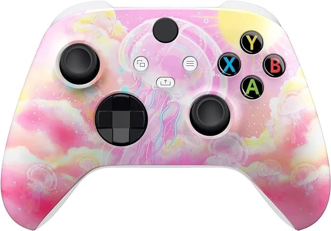 Product image for XBOX SERIES S/X FRONT SHELL. -Pinky Jellyfish Heaven