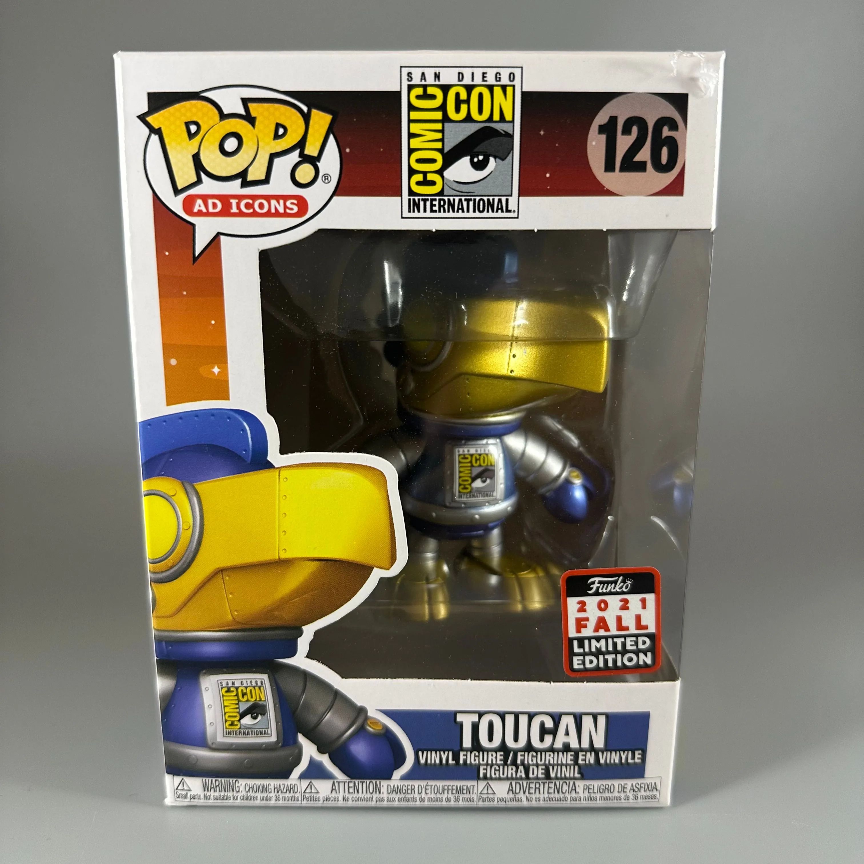 Product image for Funko Pop! Vinyl: Ad Icons - Toucan (Blue) #126 - San Diego Comic Con 2021 Fall