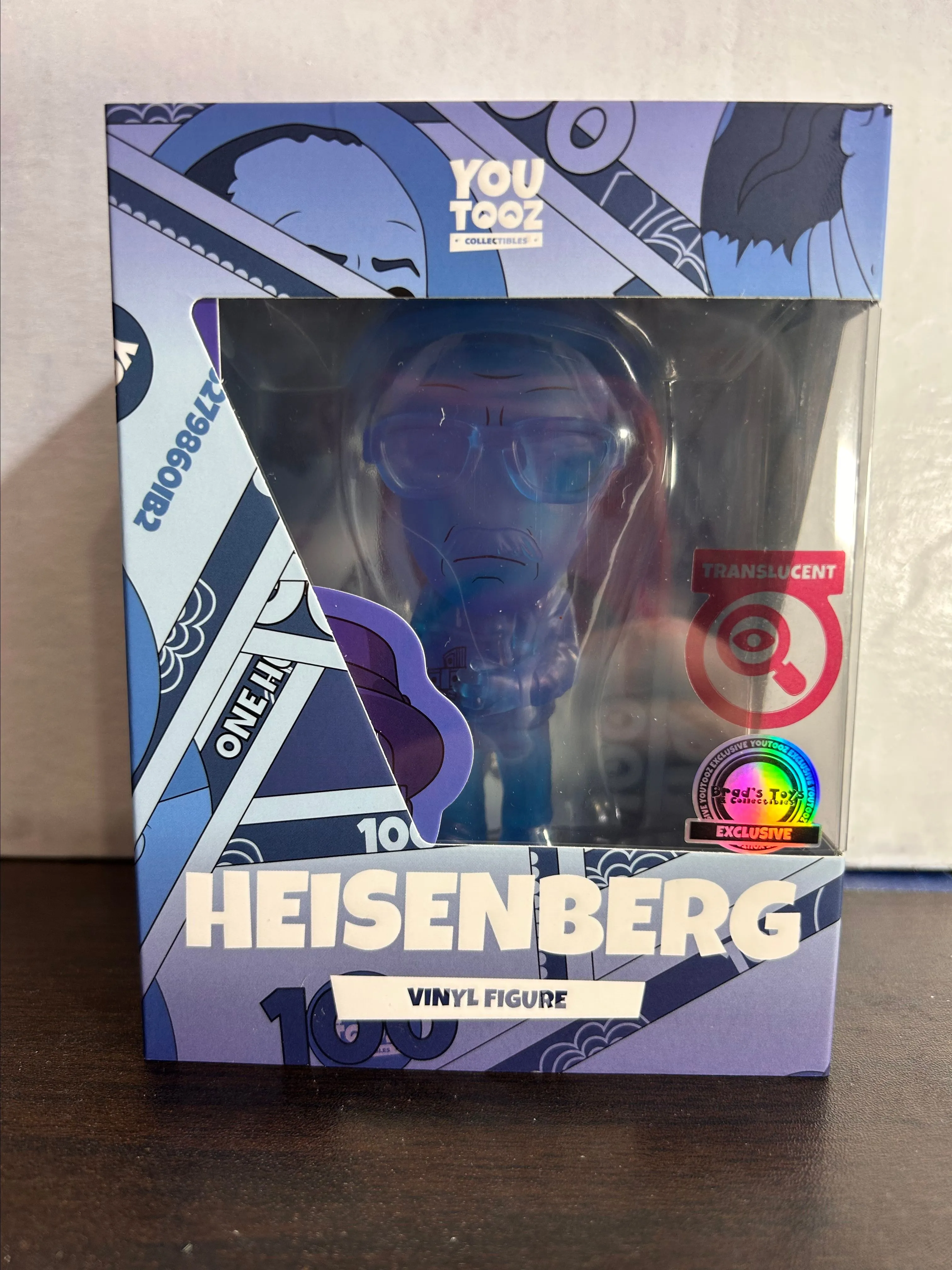 Product image for YouTooz Breaking Bad Blue Translucent HEISENBERG 13 LE 750 Pieces Exclusive