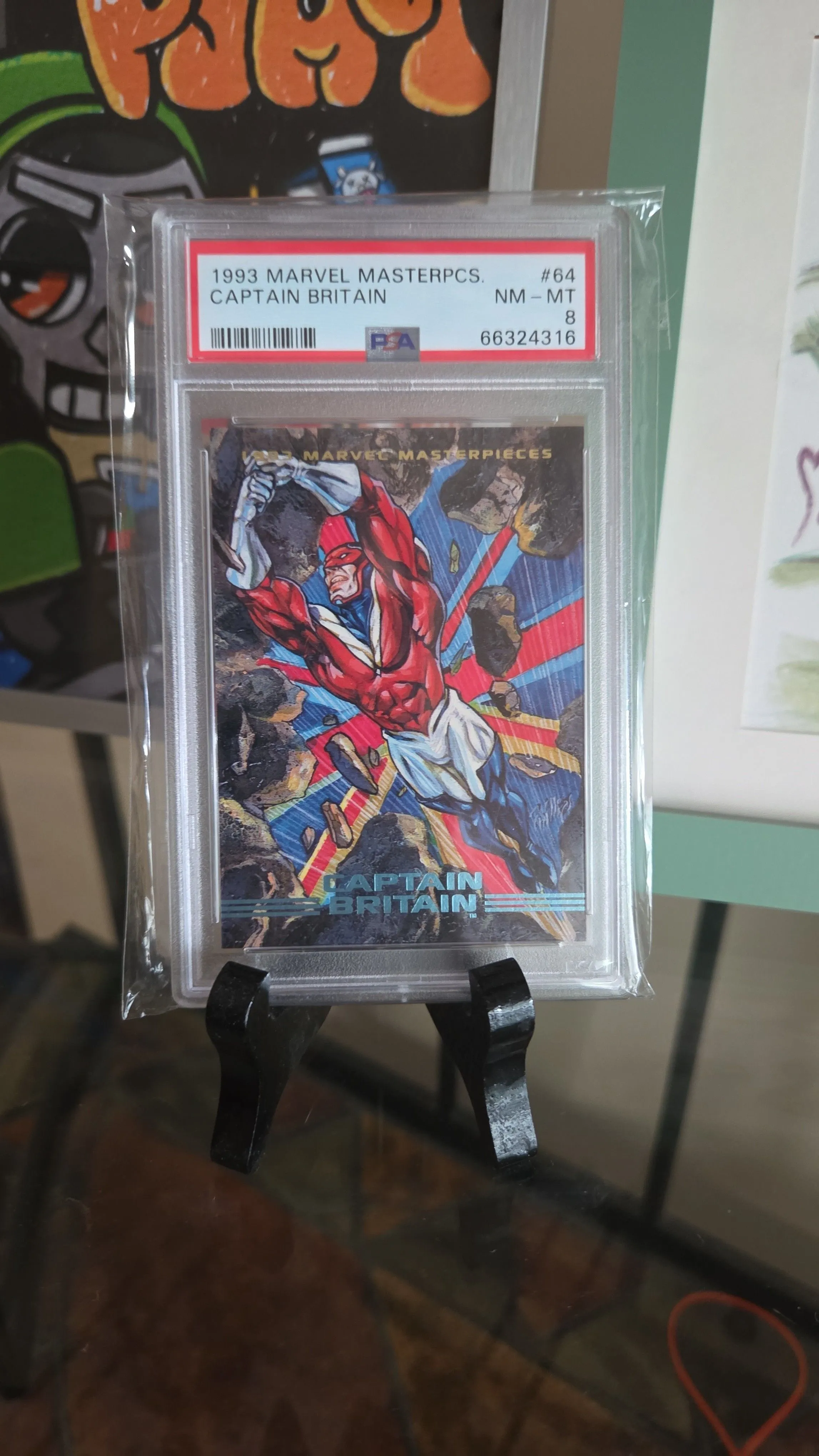 Product image for Marvel - Captain Britain - 1993 Marvel Masterpieces 