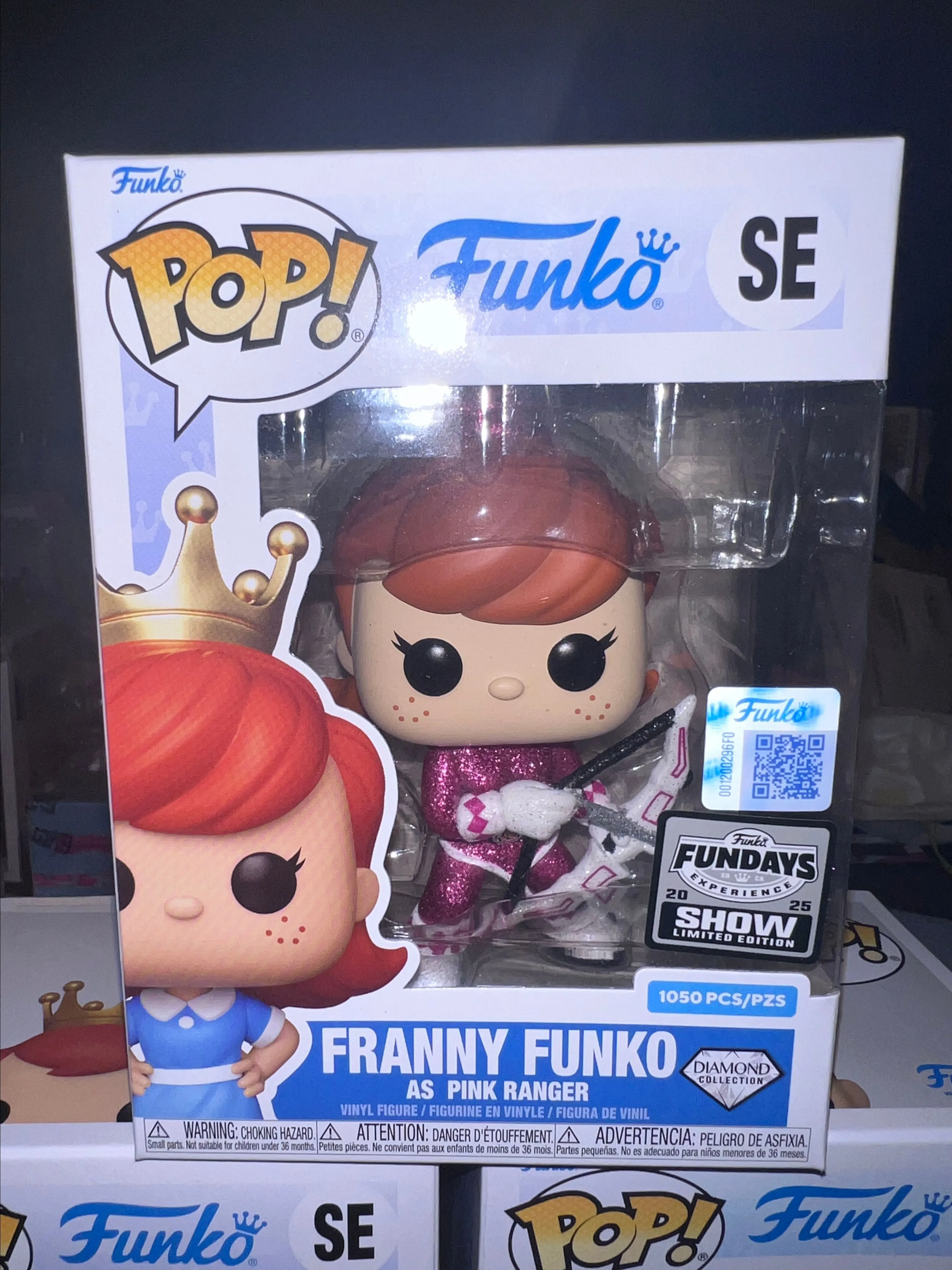 Product image for Fundays 2025 Franny Funko as Pink Ranger Diamond