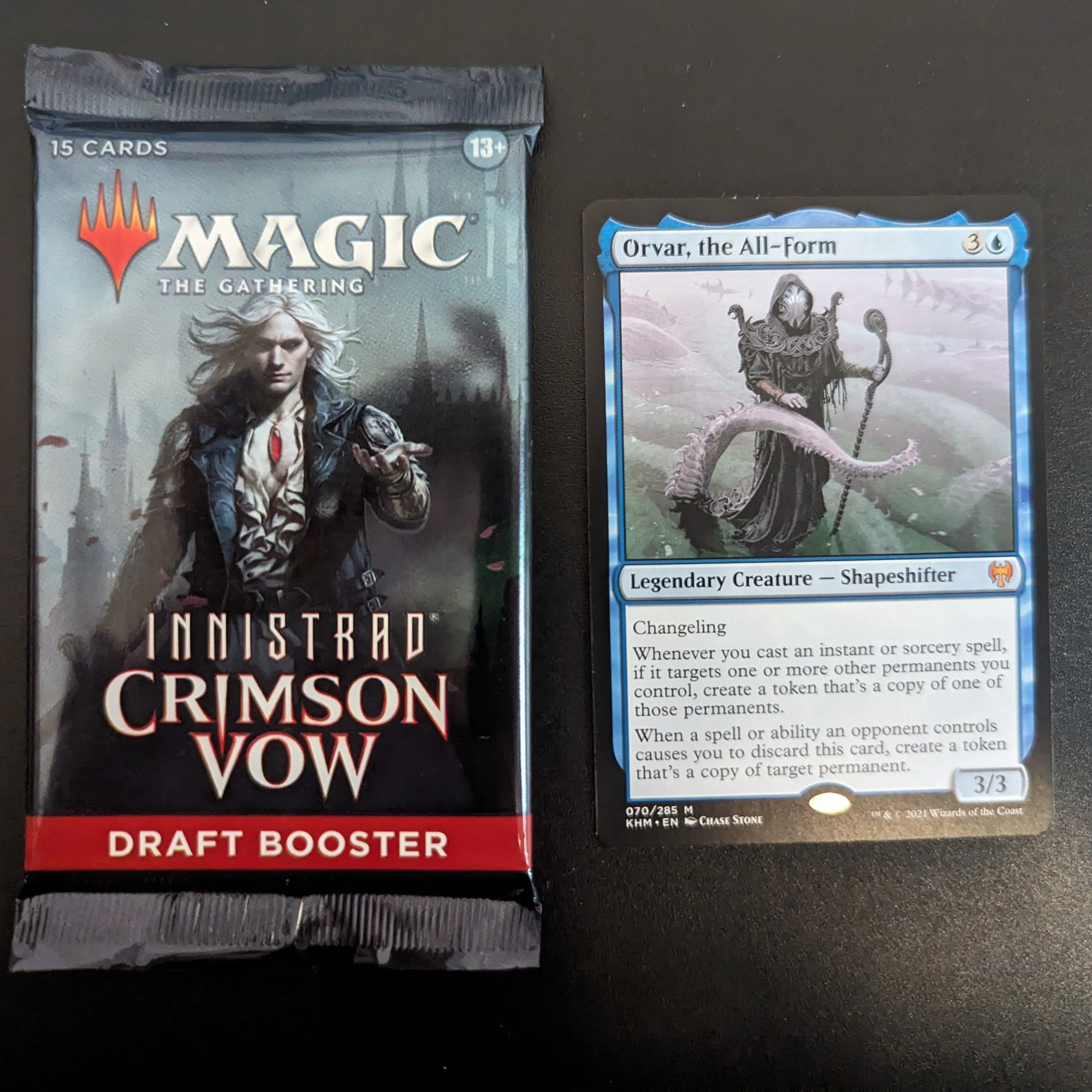 Product image for Orvar, the All-Form and Crimson Vow Draft Booster