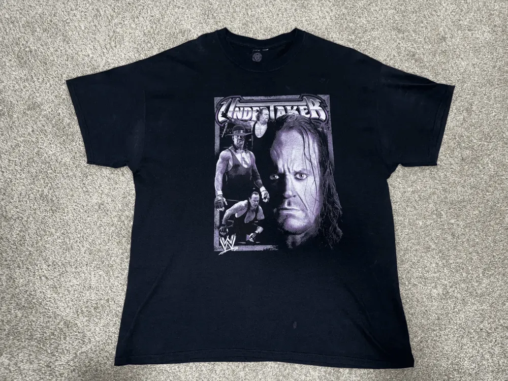 Product image for Undertaker WWE Vintage T-Shirt | Size XL |  23.5 x 30