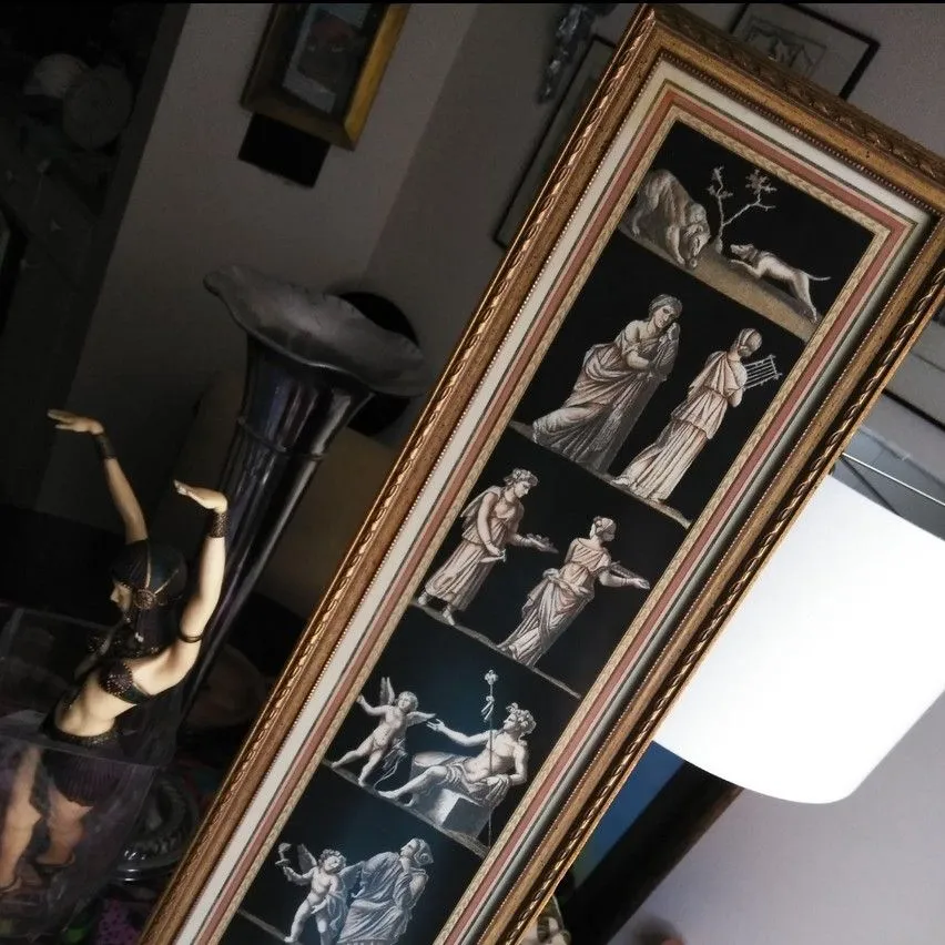 Product image for pair mythology art 1950s