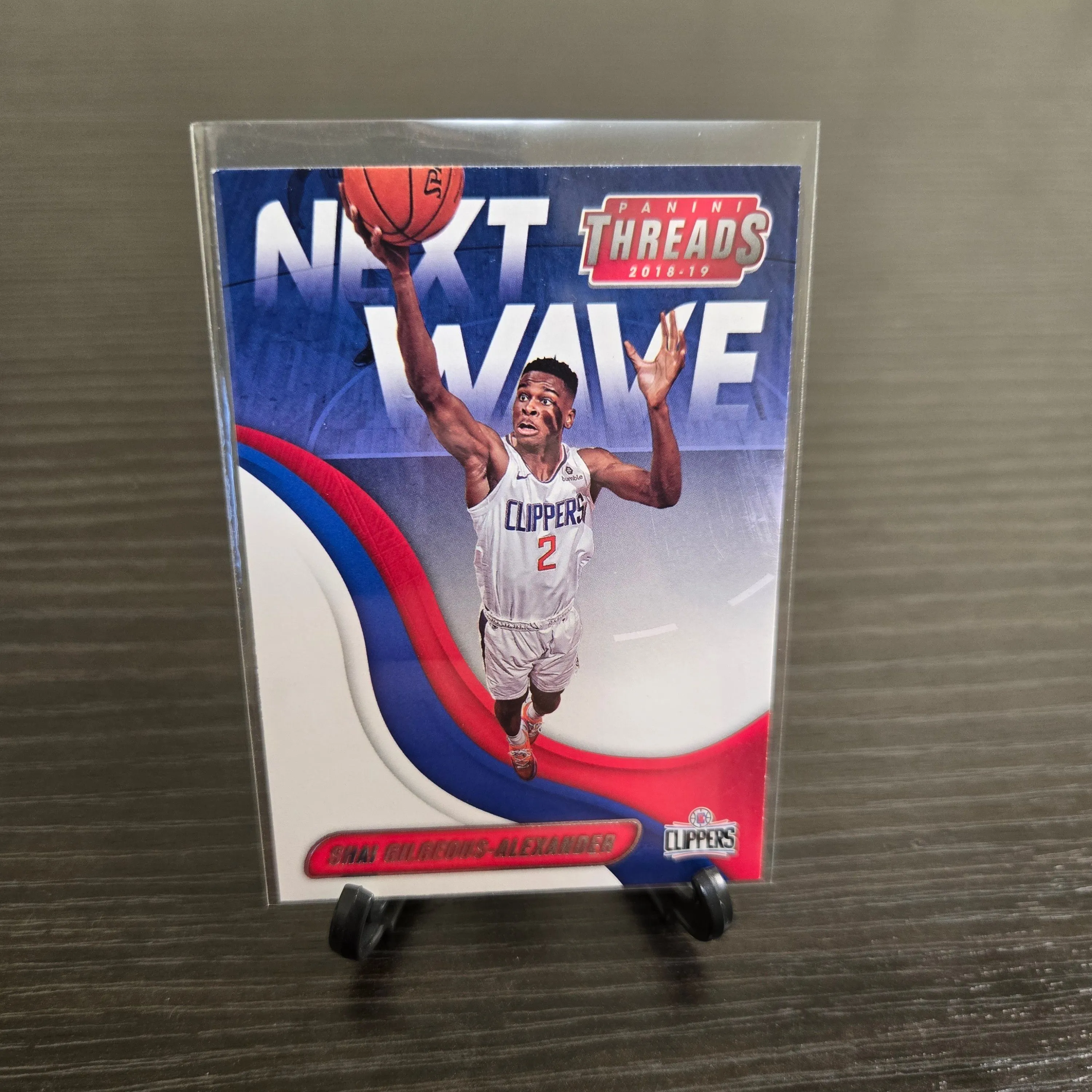 Product image for Shai Gilgeous-Alexander Rookie Clippers NBA basketball card
