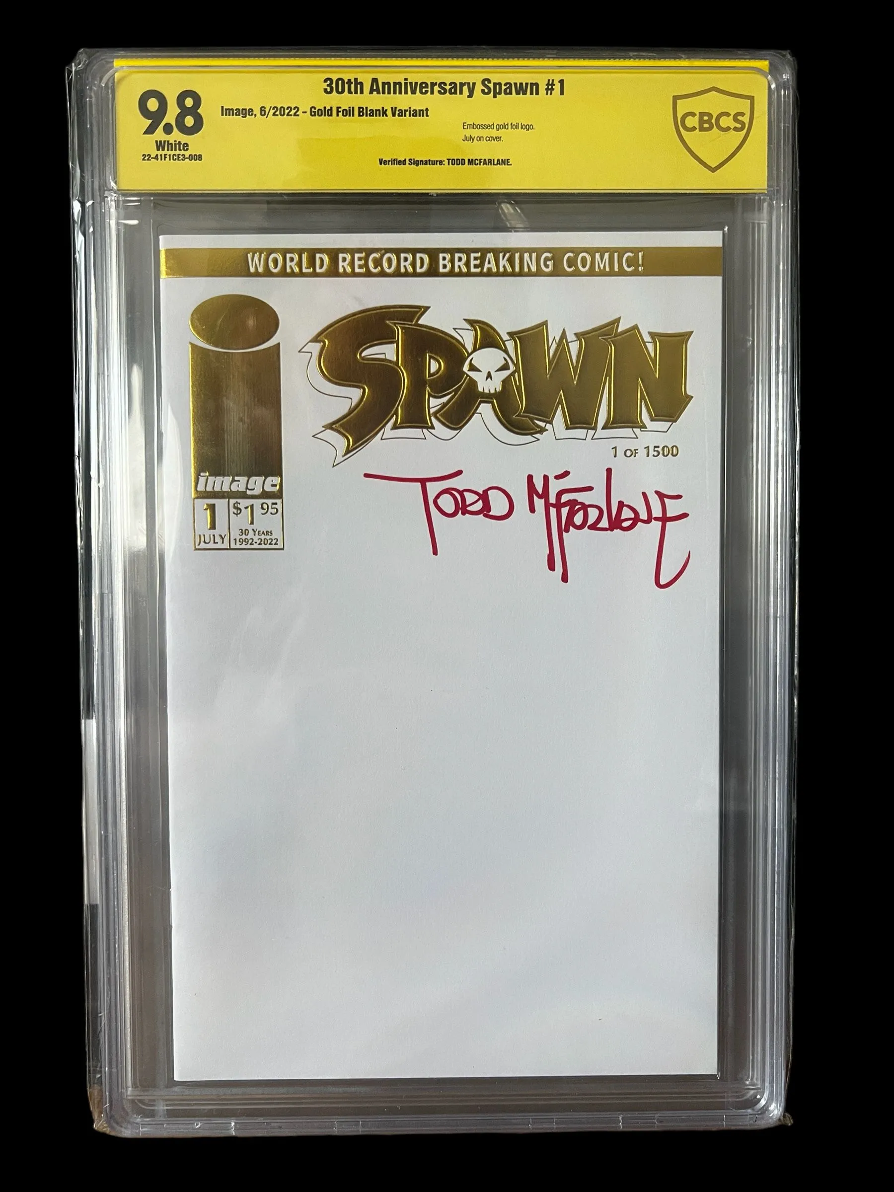 Product image for Spawn #1 CBCS 9.8