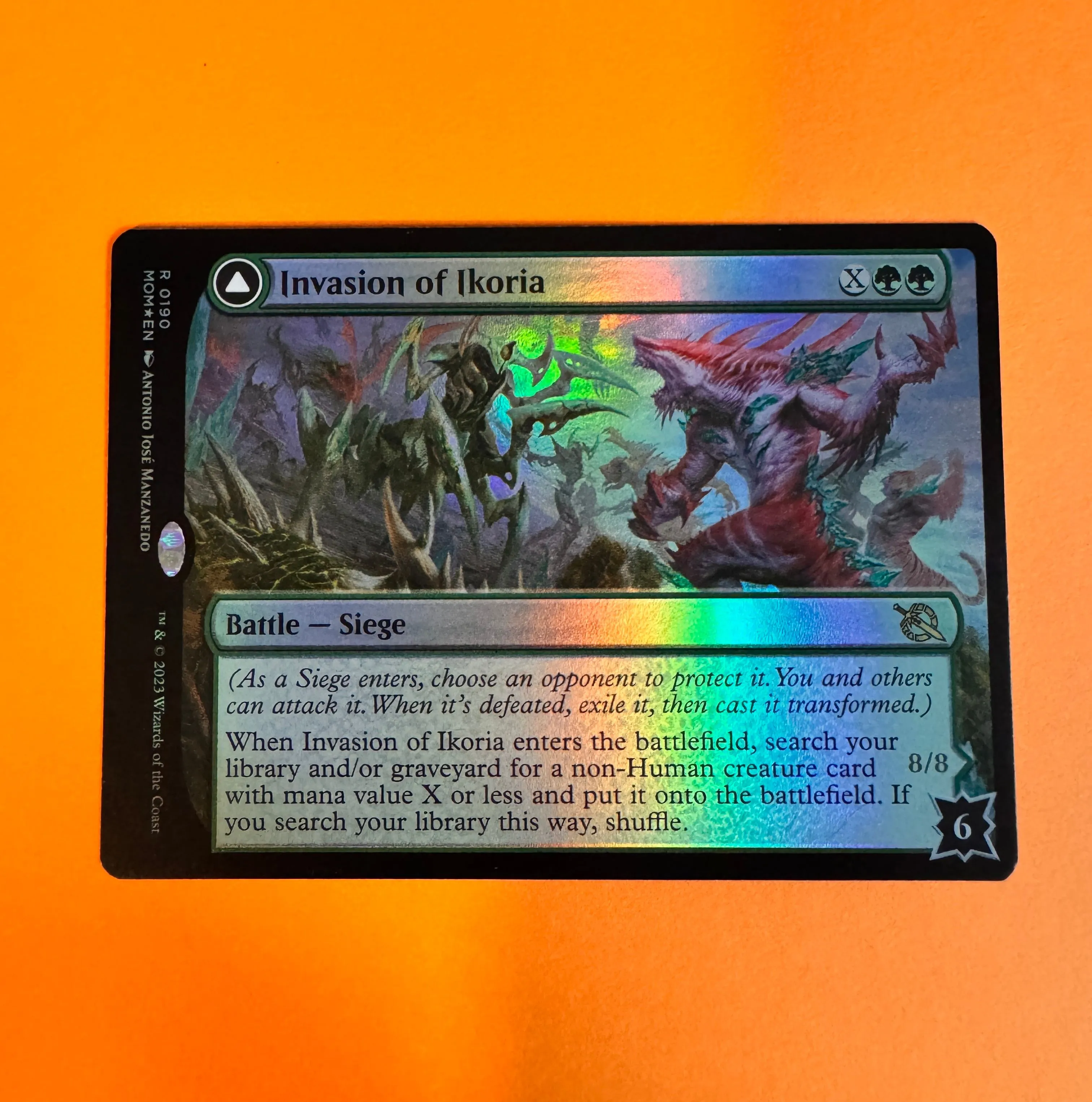 Product image for #190 Invasion of Ikoria (FOIL)
