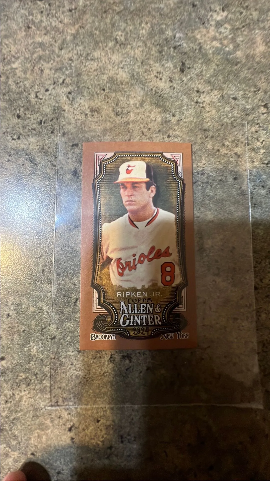 Product image for Topps 2024 Allen and Ginter Cal Ripken jr Gold Border mini