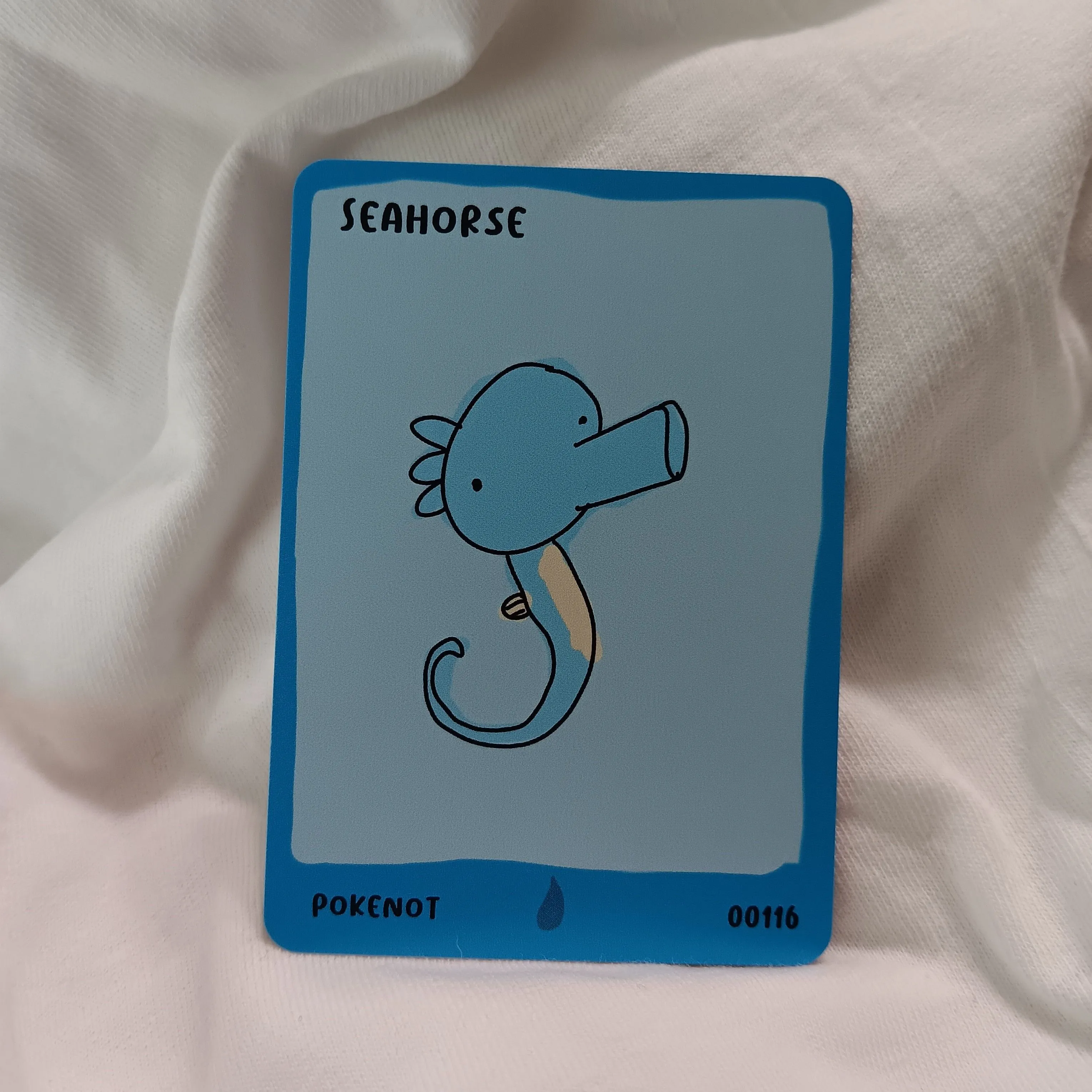 Product image for 💧 Pokenot Seahorse Card 💧   (#116)
