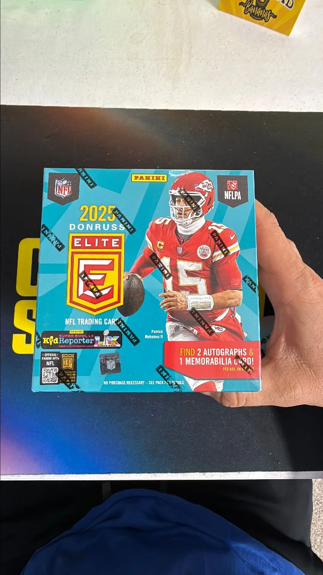 Product image for 2025 Panini Donruss Elite Football Hobby Box 3 Hits Per Box Sealed